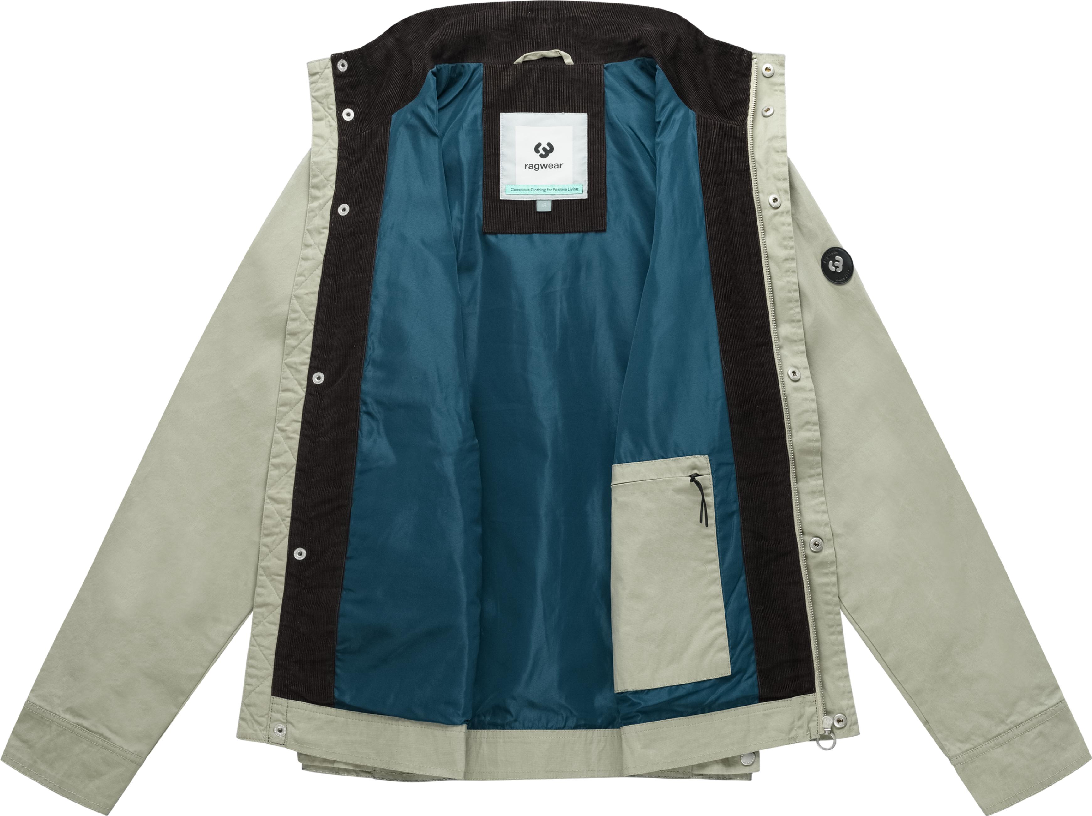 Geradlinige Übergangsjacke mit Brusttaschen "Murpho Vintage" Dusty Olive