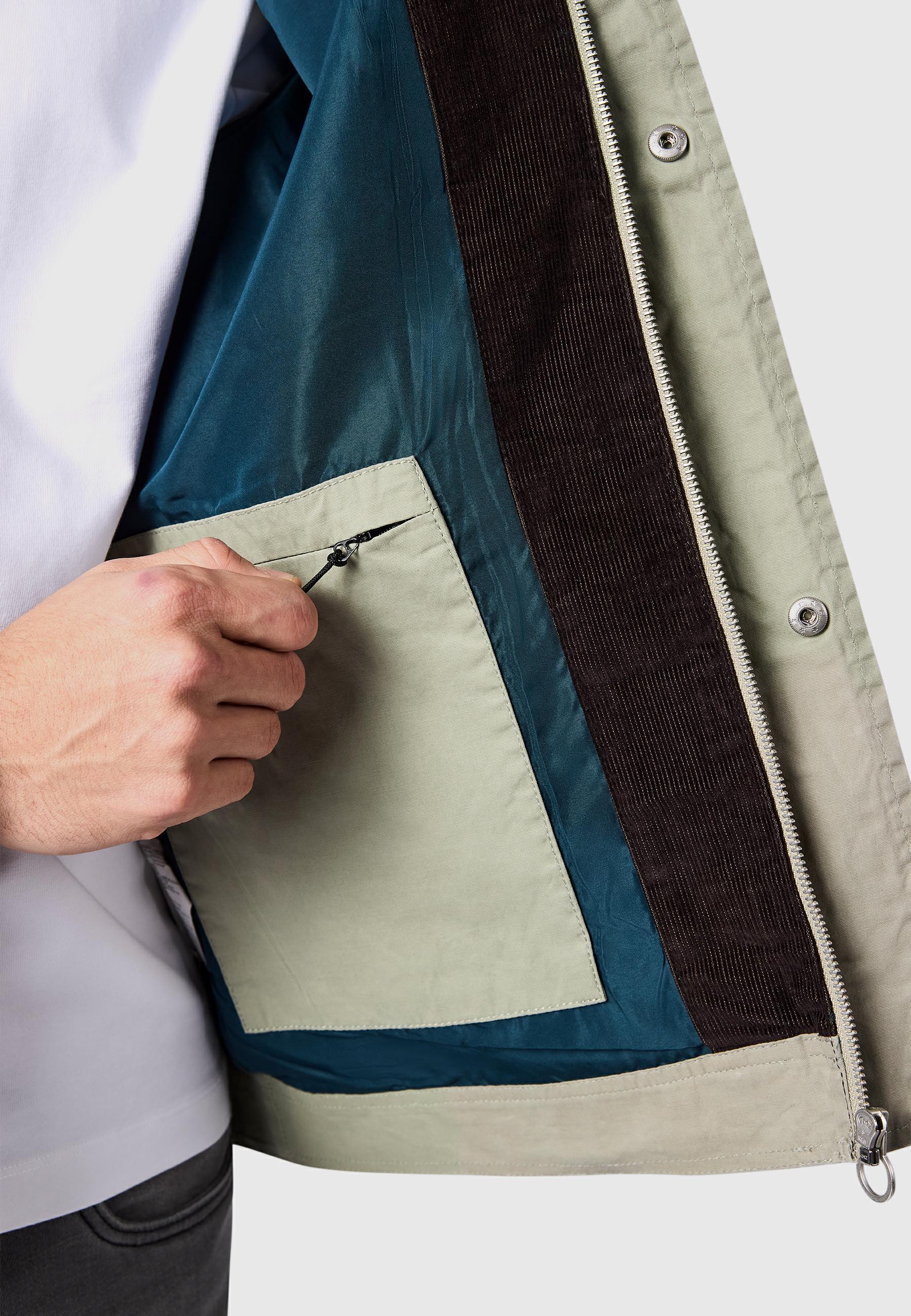 Geradlinige Übergangsjacke mit Brusttaschen "Murpho Vintage" Dusty Olive