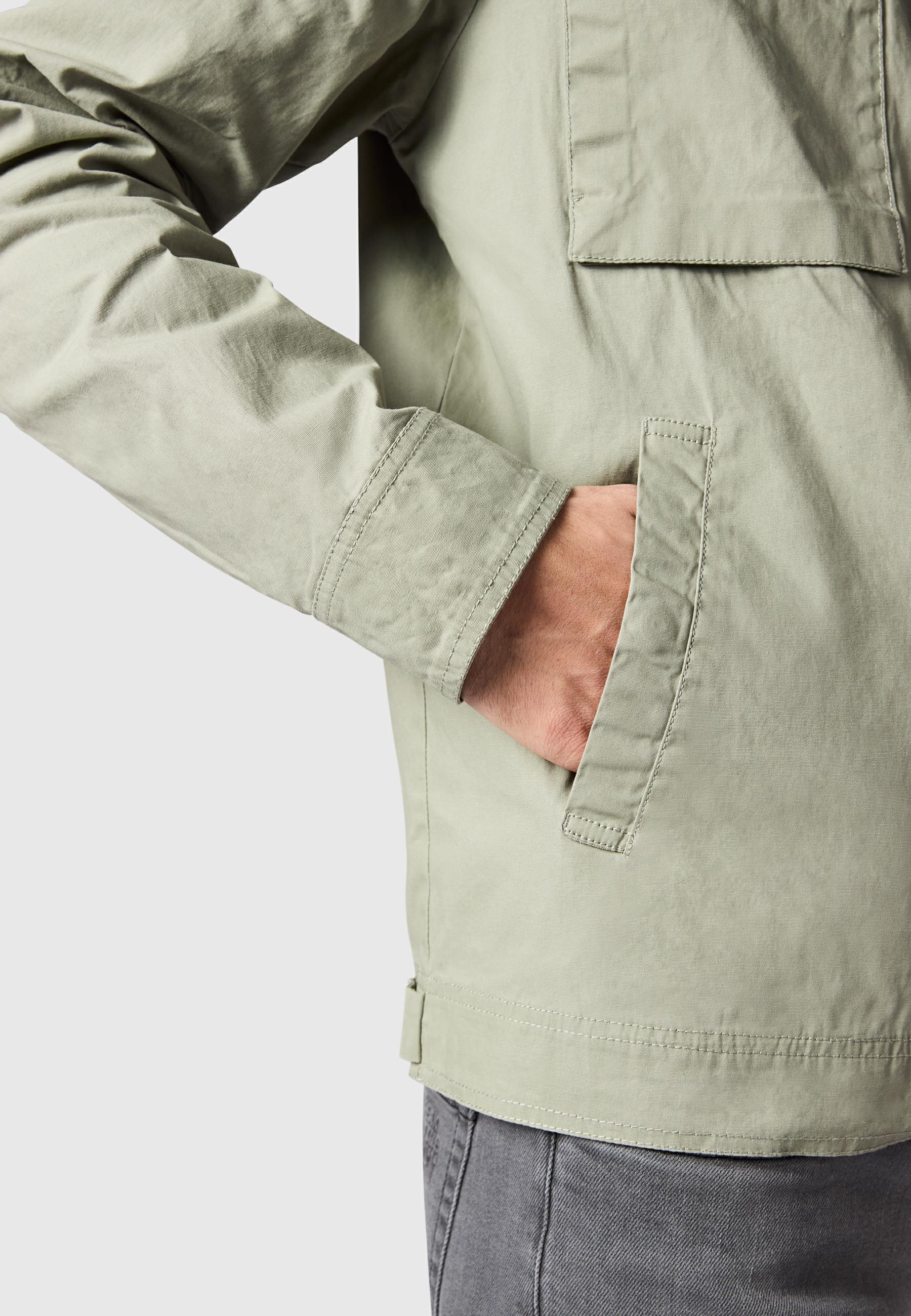 Geradlinige Übergangsjacke mit Brusttaschen "Murpho Vintage" Dusty Olive