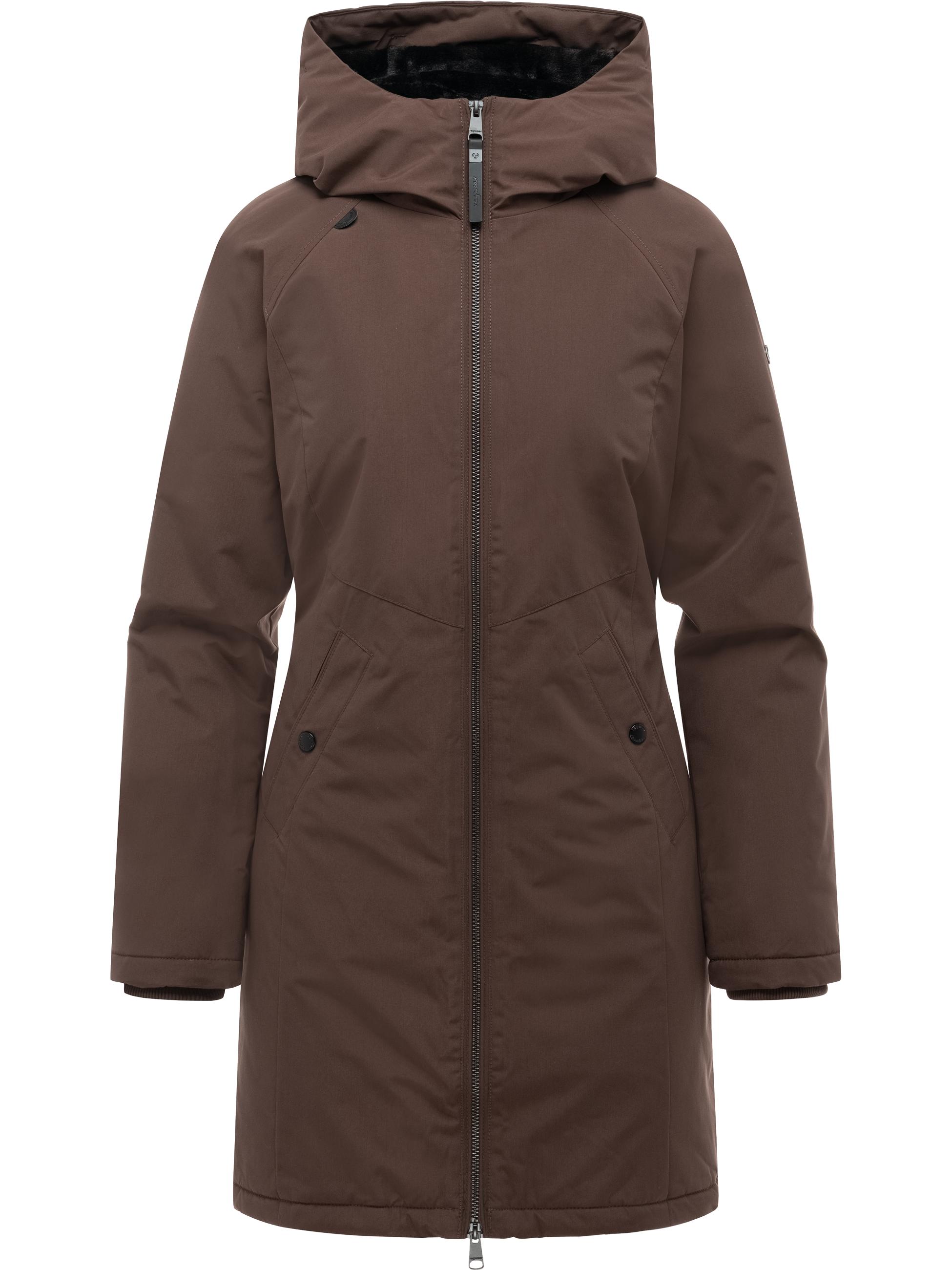 Winter Kurzmantel "Nasima Y" Dark Choco
