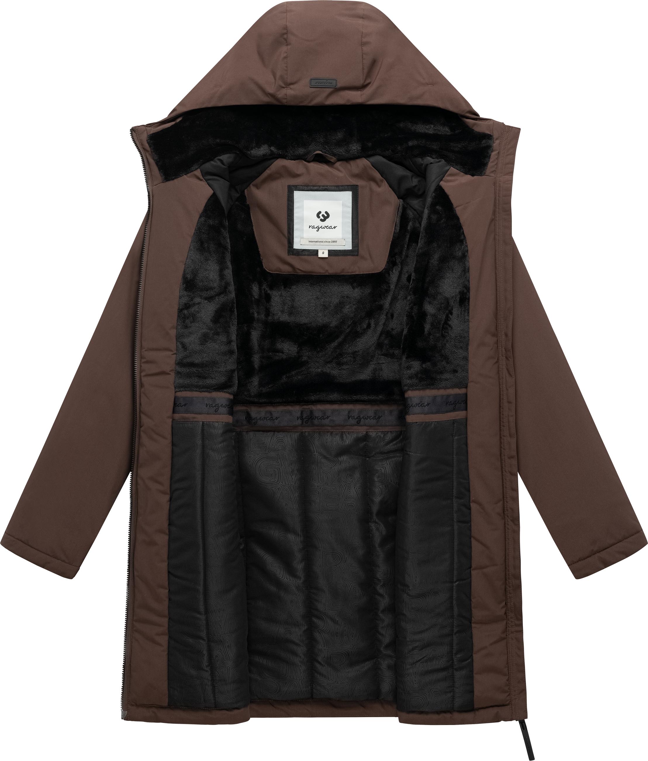 Winter Kurzmantel "Nasima Y" Dark Choco