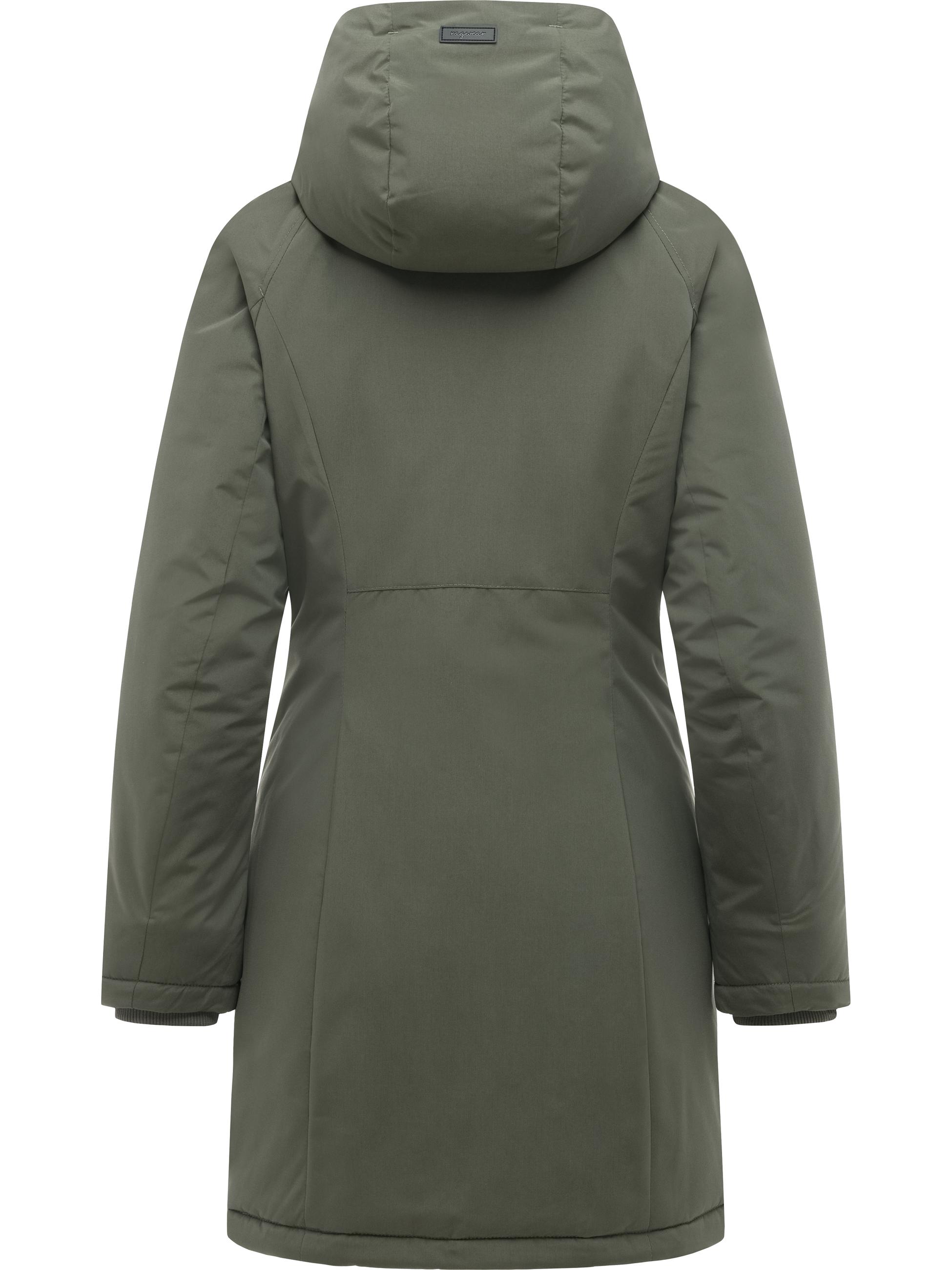 Winter Kurzmantel "Nasima Y" Dark Olive