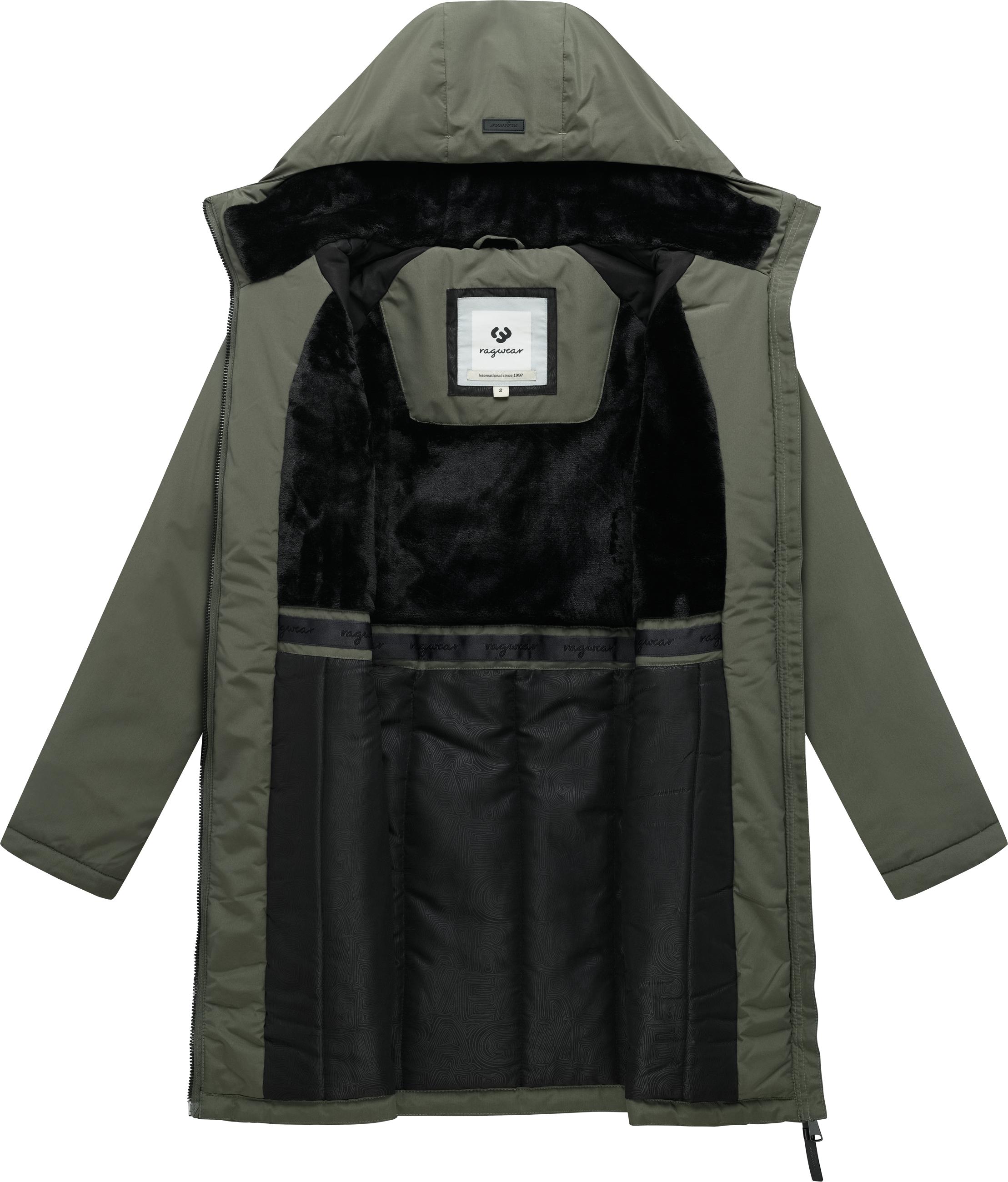 Winter Kurzmantel "Nasima Y" Dark Olive