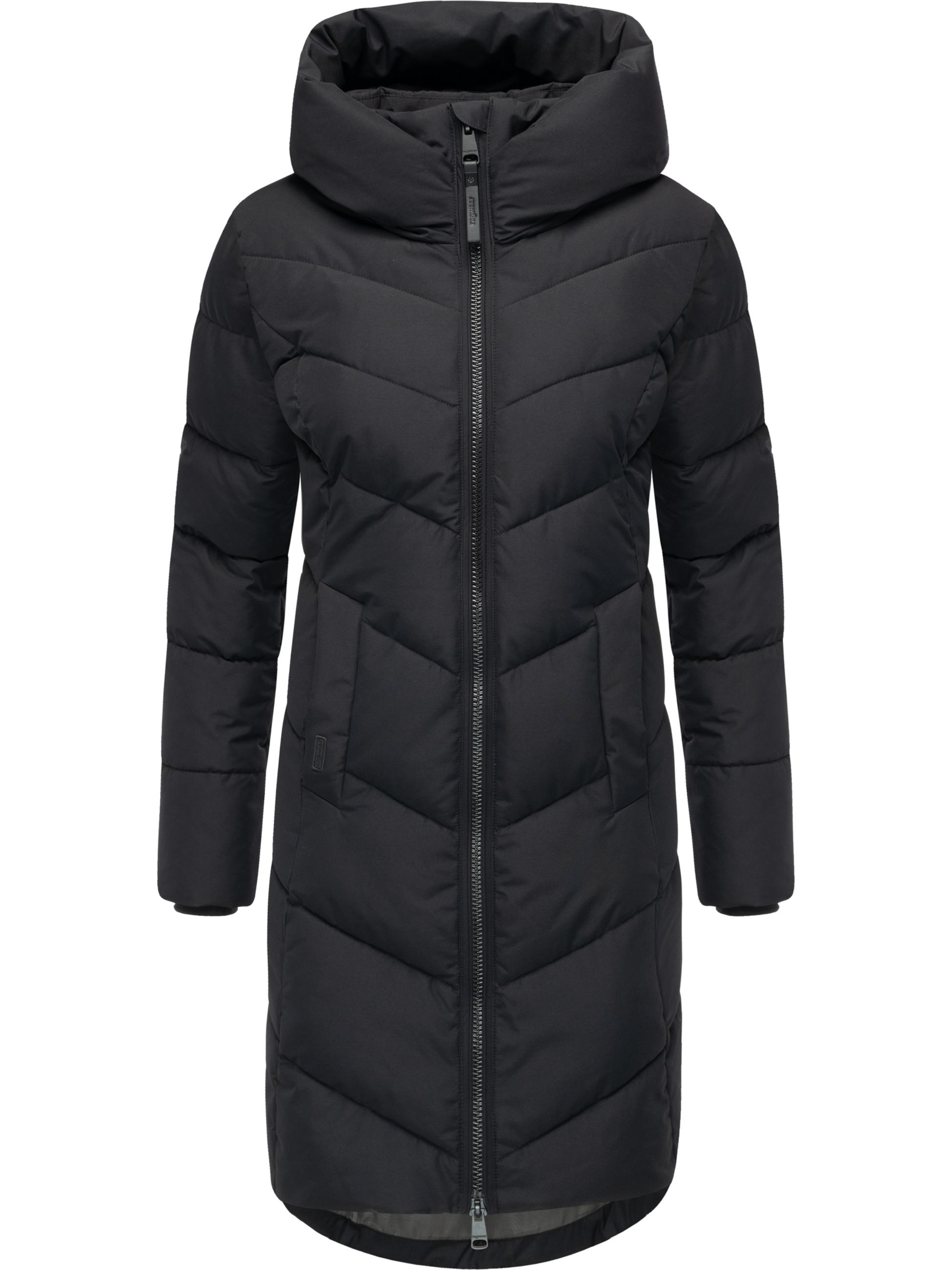 Winter Steppmantel mit Kapuze "Natalin" Black