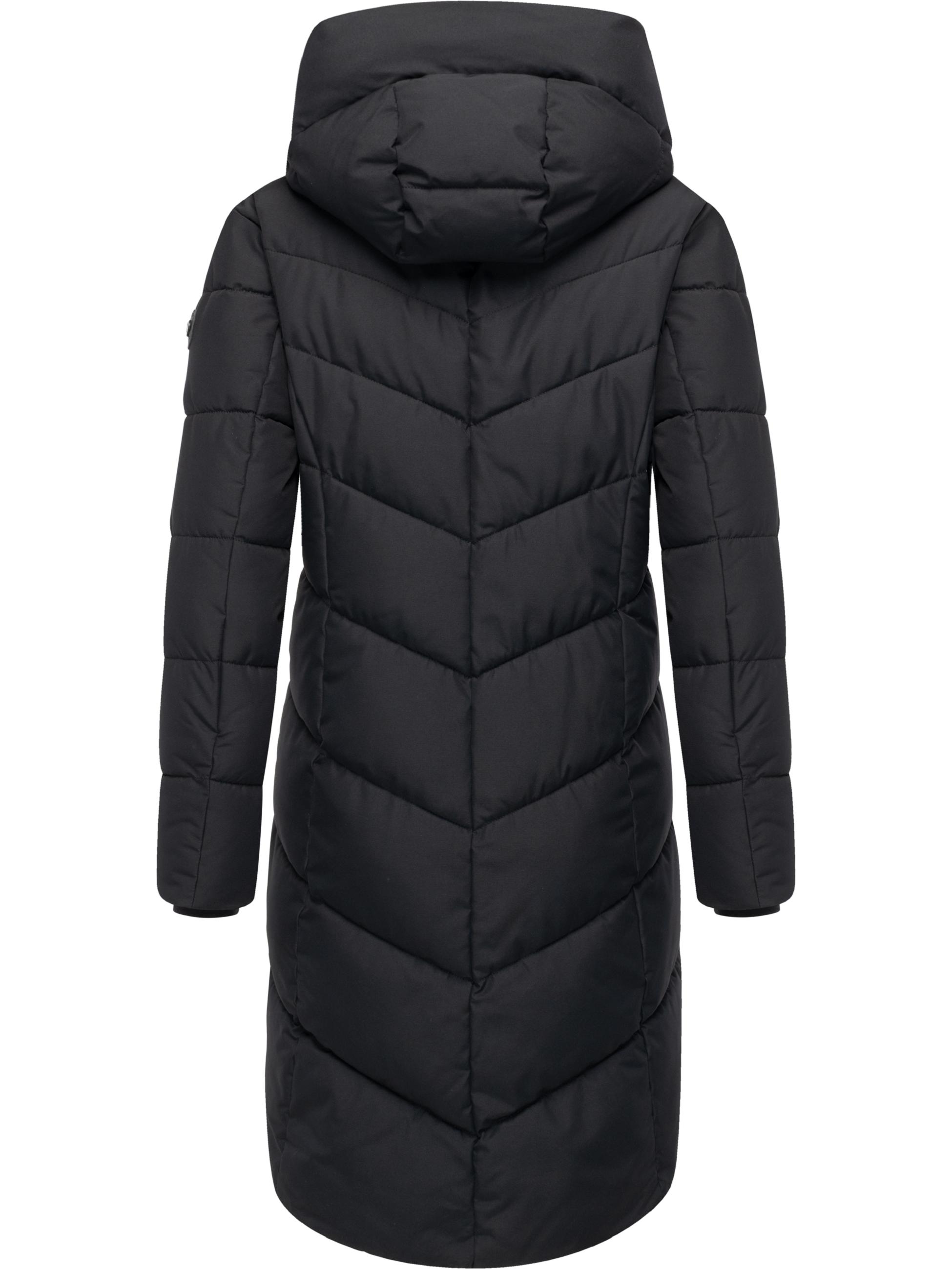 Winter Steppmantel mit Kapuze "Natalin" Black