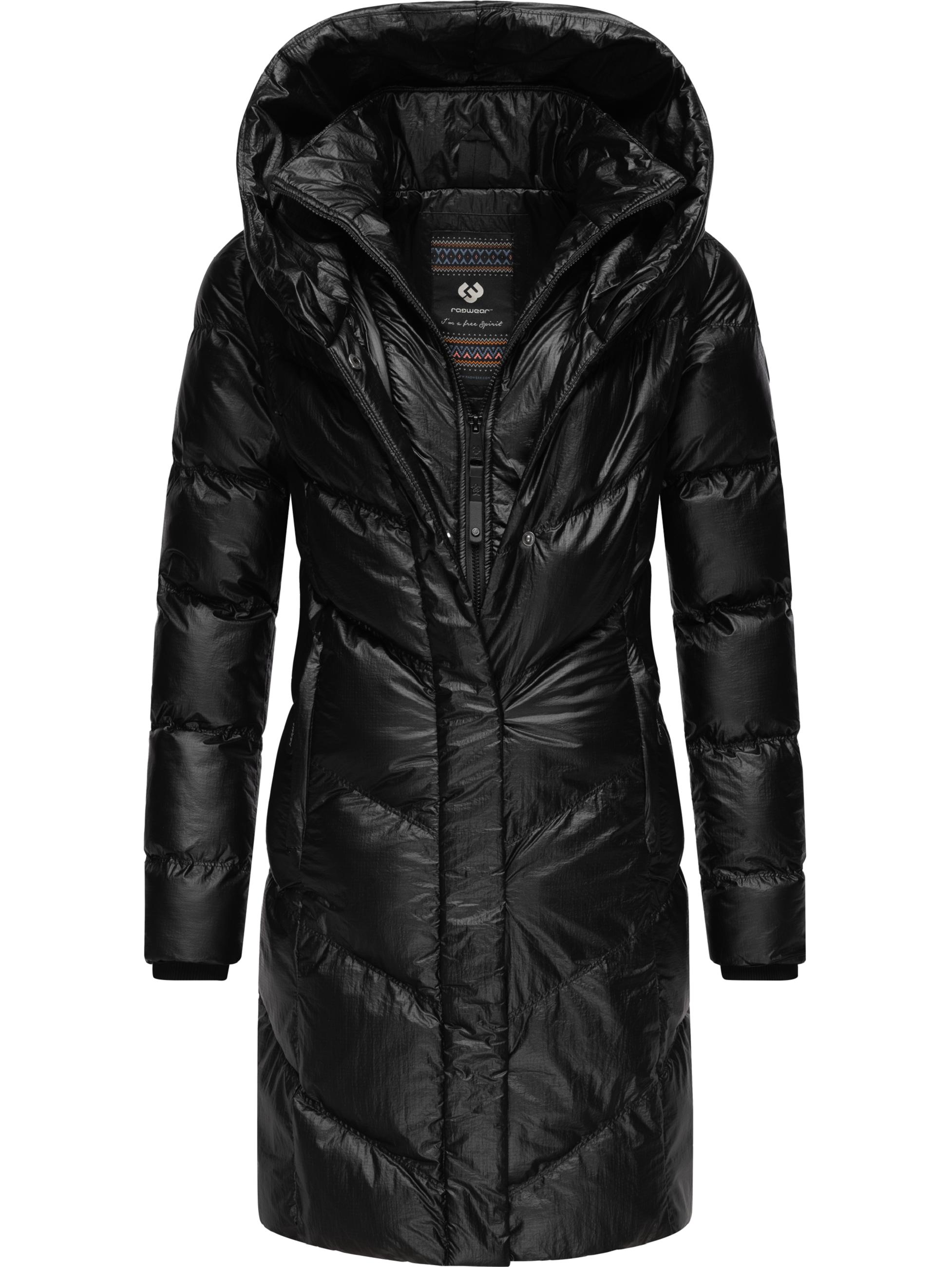 Shiny Wintermantel "Natalka Bling" Black