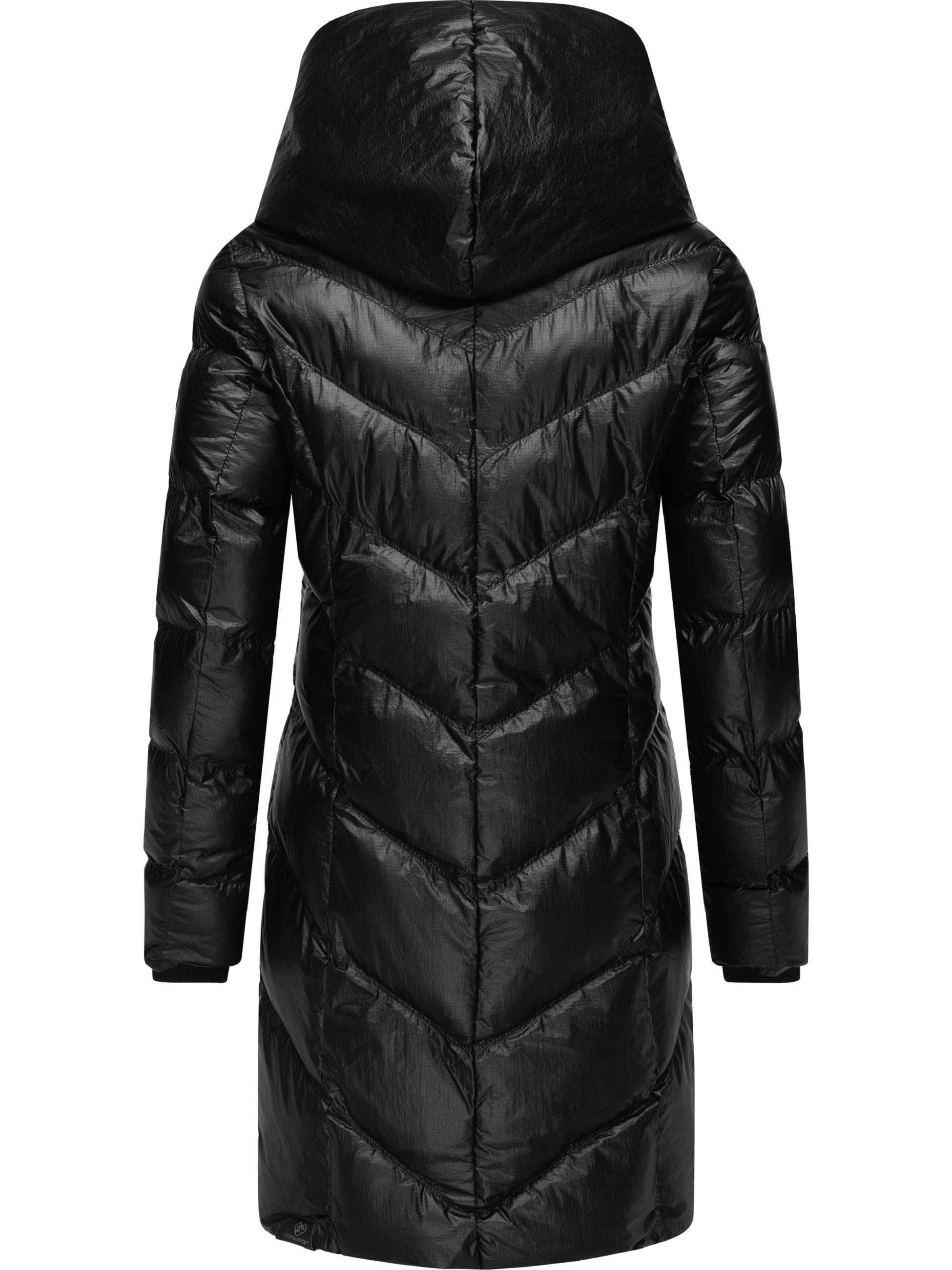 Shiny Wintermantel "Natalka Bling" Black