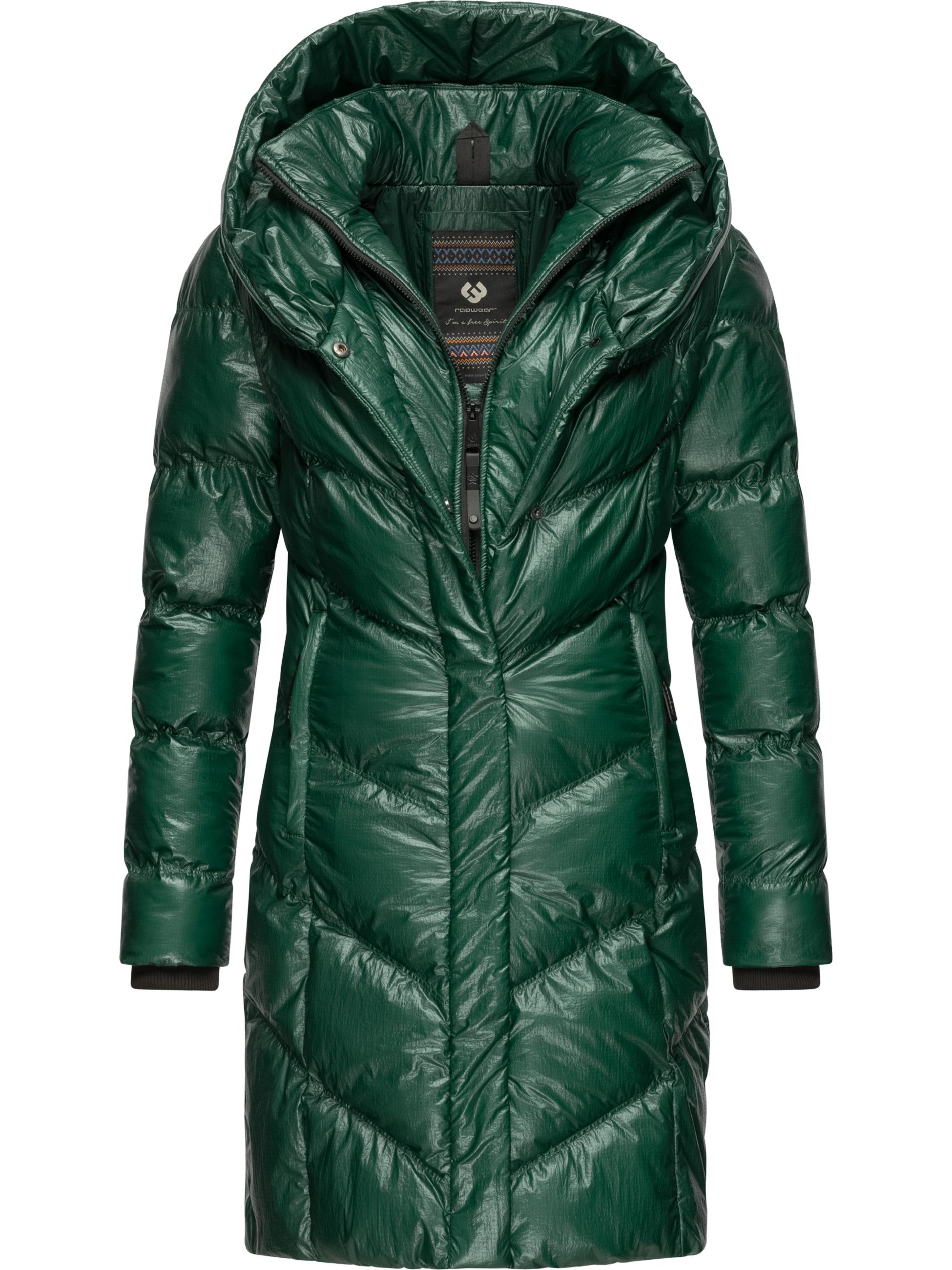 Shiny Wintermantel "Natalka Bling" Green