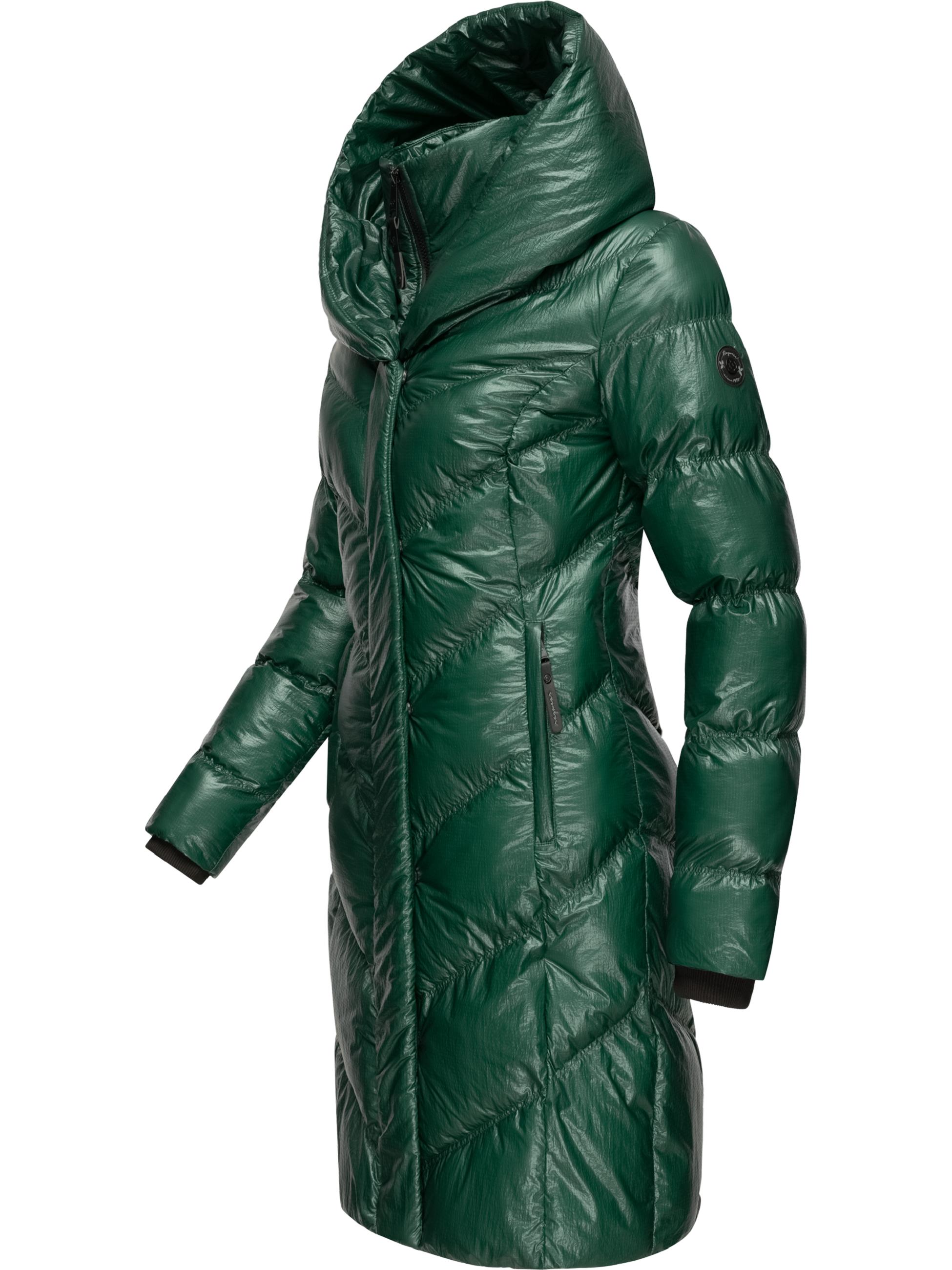 Shiny Wintermantel "Natalka Bling" Green