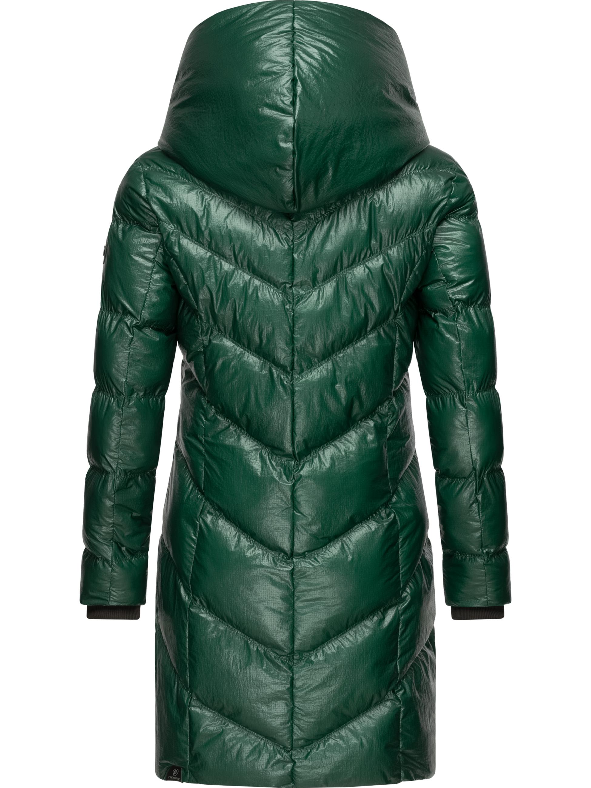 Shiny Wintermantel "Natalka Bling" Green