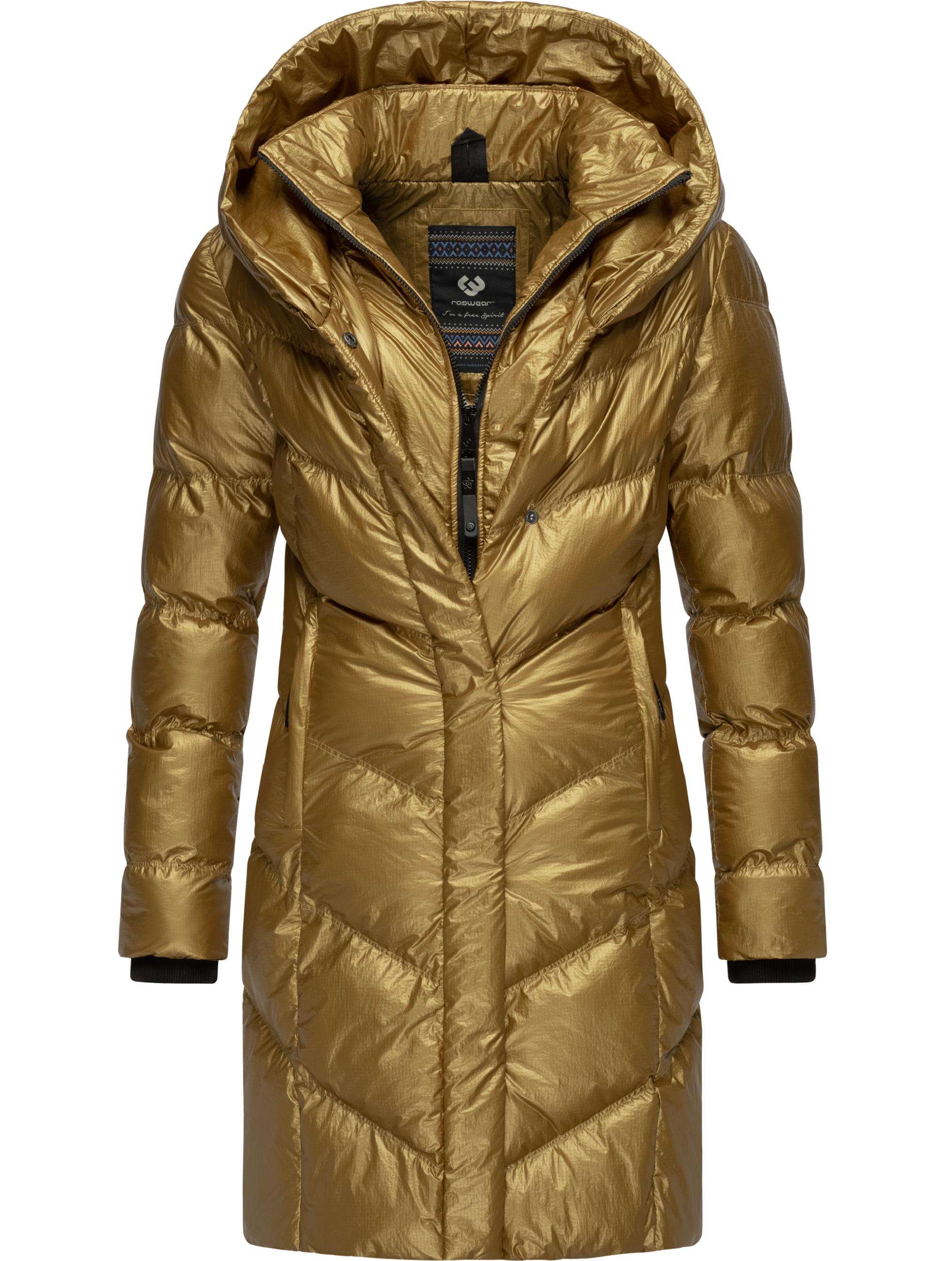 Shiny Wintermantel "Natalka Bling" Inca Gold