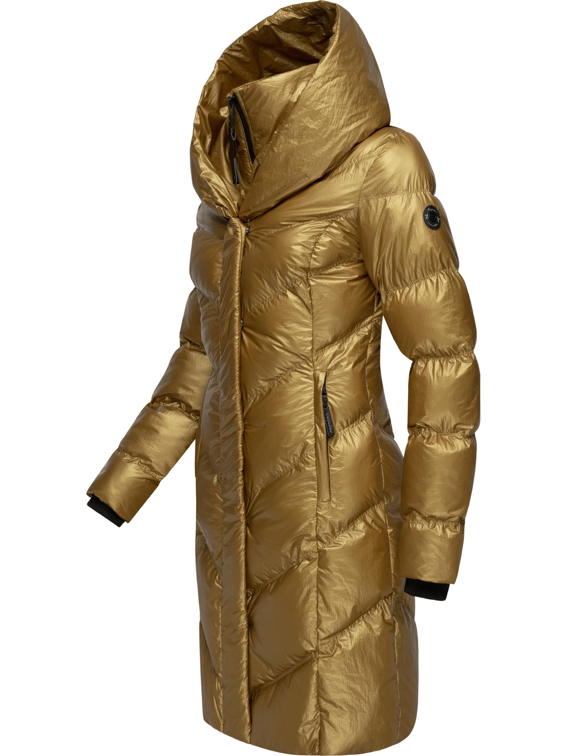 Shiny Wintermantel "Natalka Bling" Inca Gold