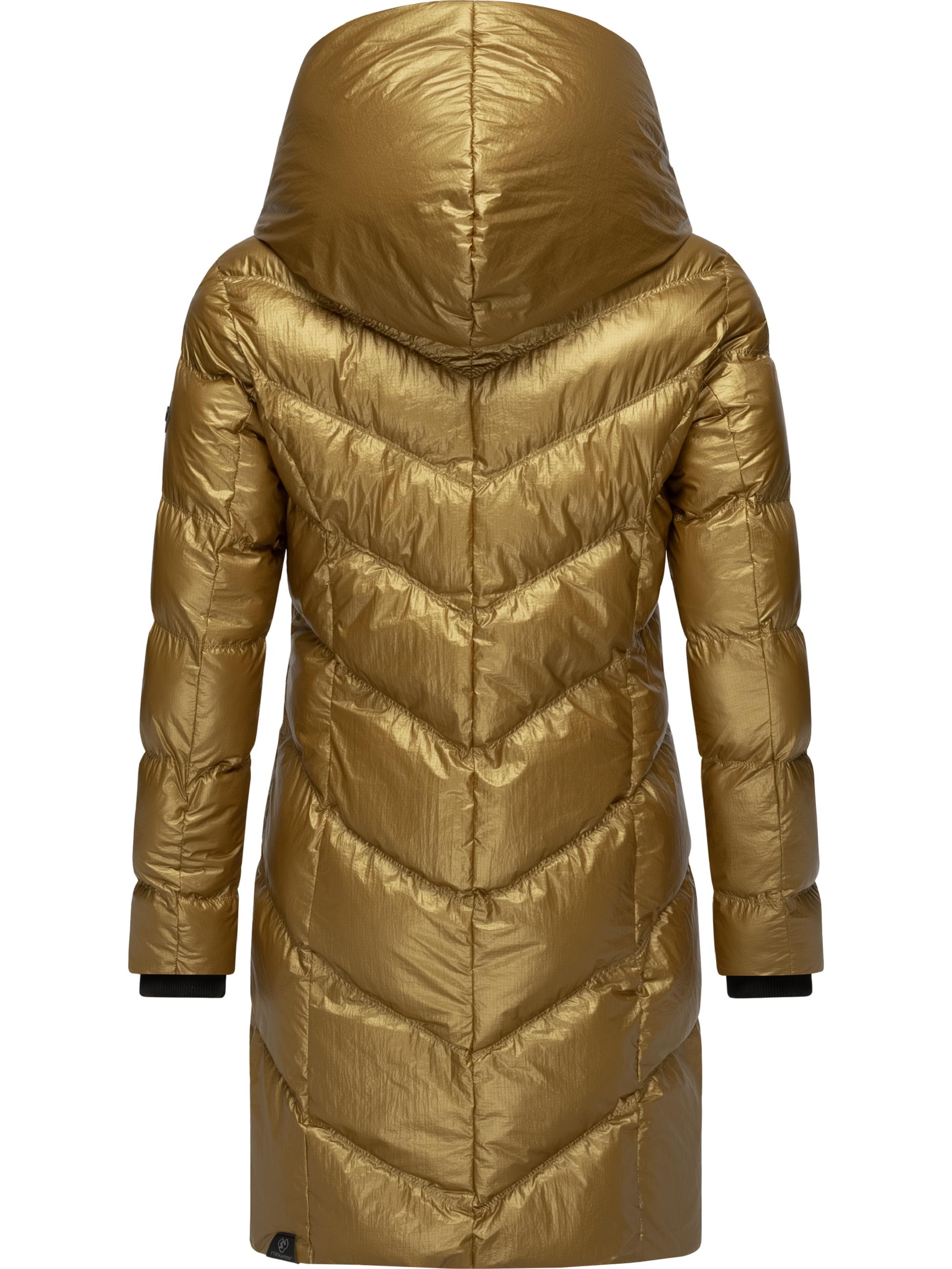 Shiny Wintermantel "Natalka Bling" Inca Gold