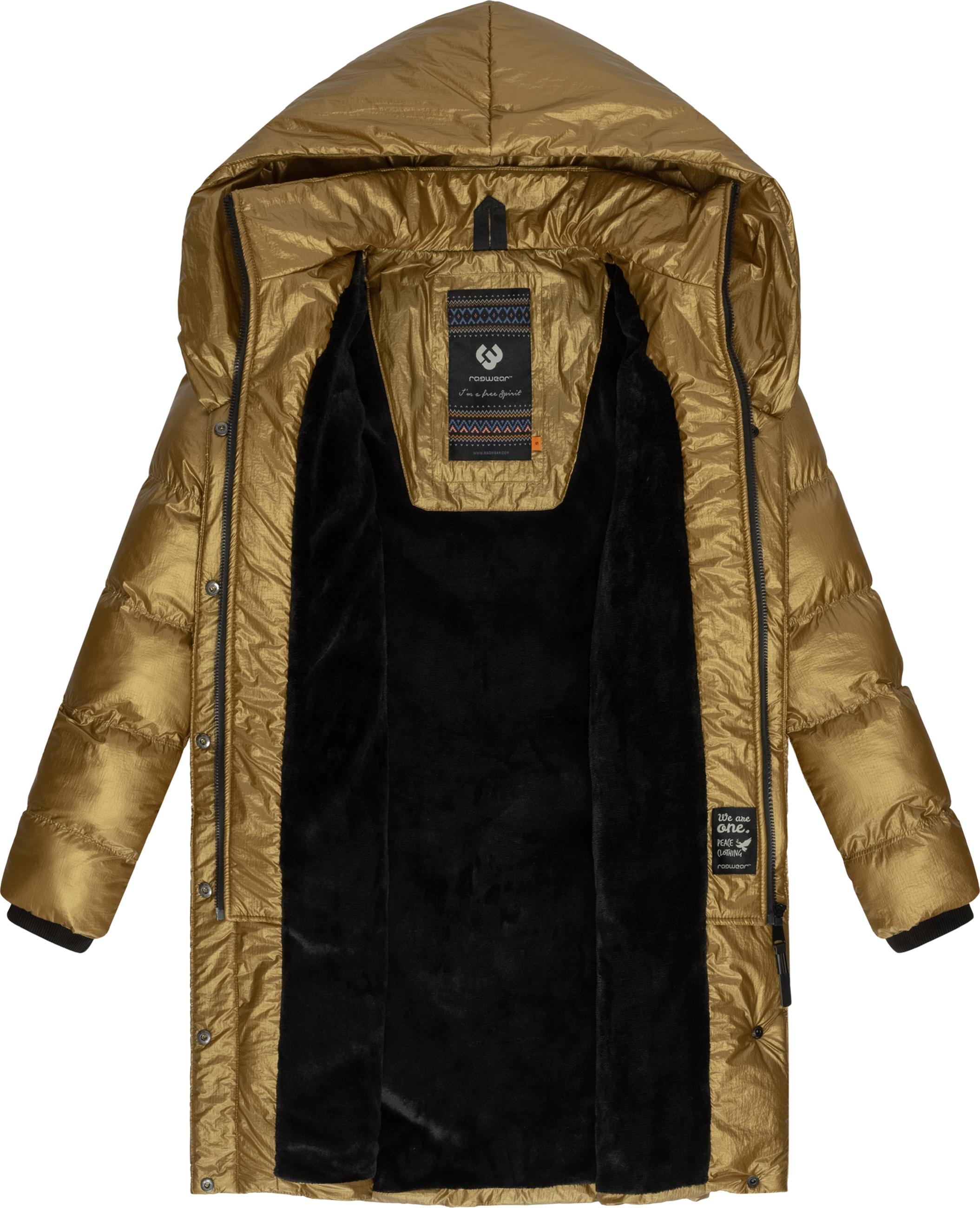 Shiny Wintermantel "Natalka Bling" Inca Gold