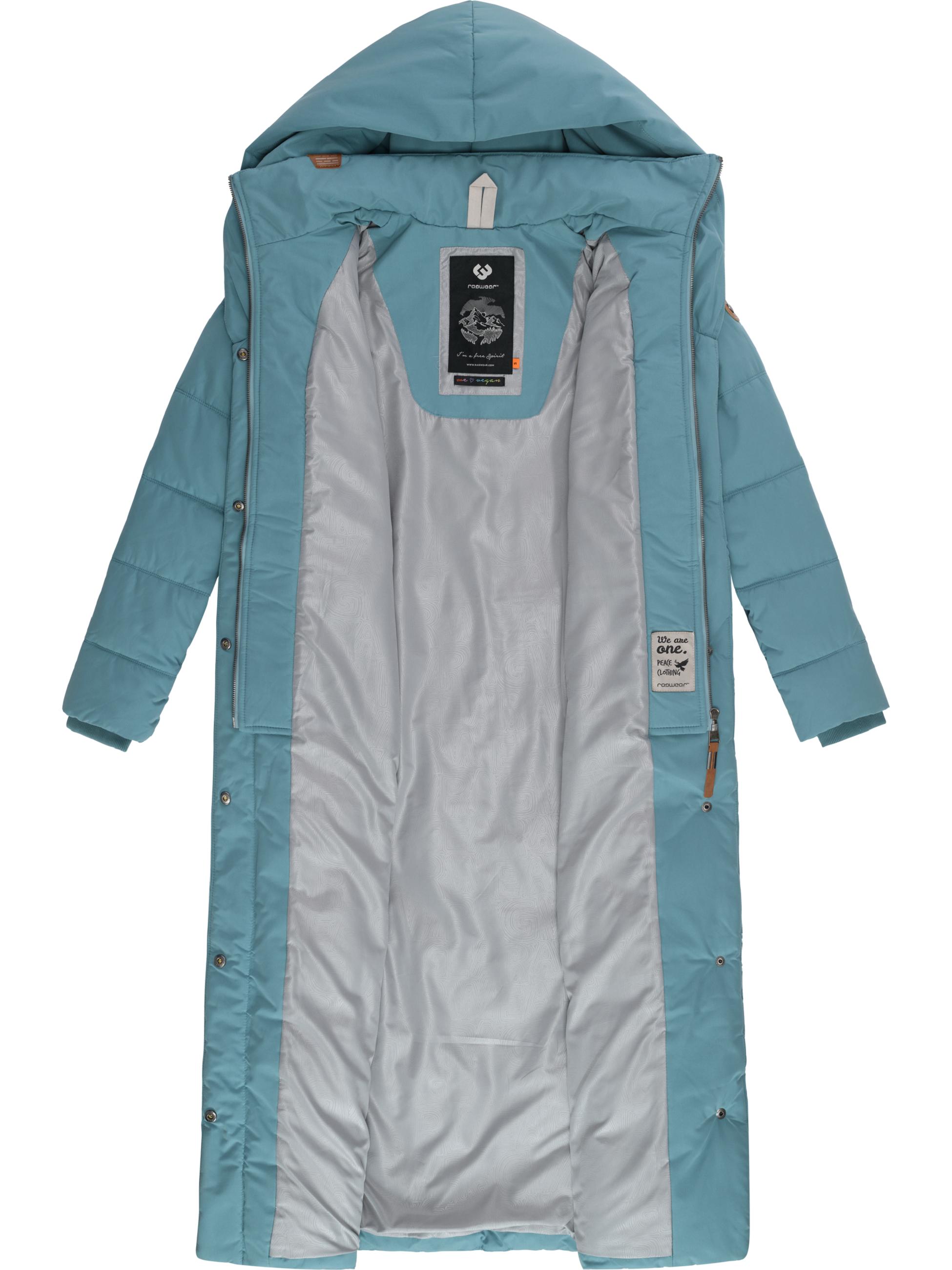 Steppmantel mit Kapuze "Natalka Extralong" Stone Blue25