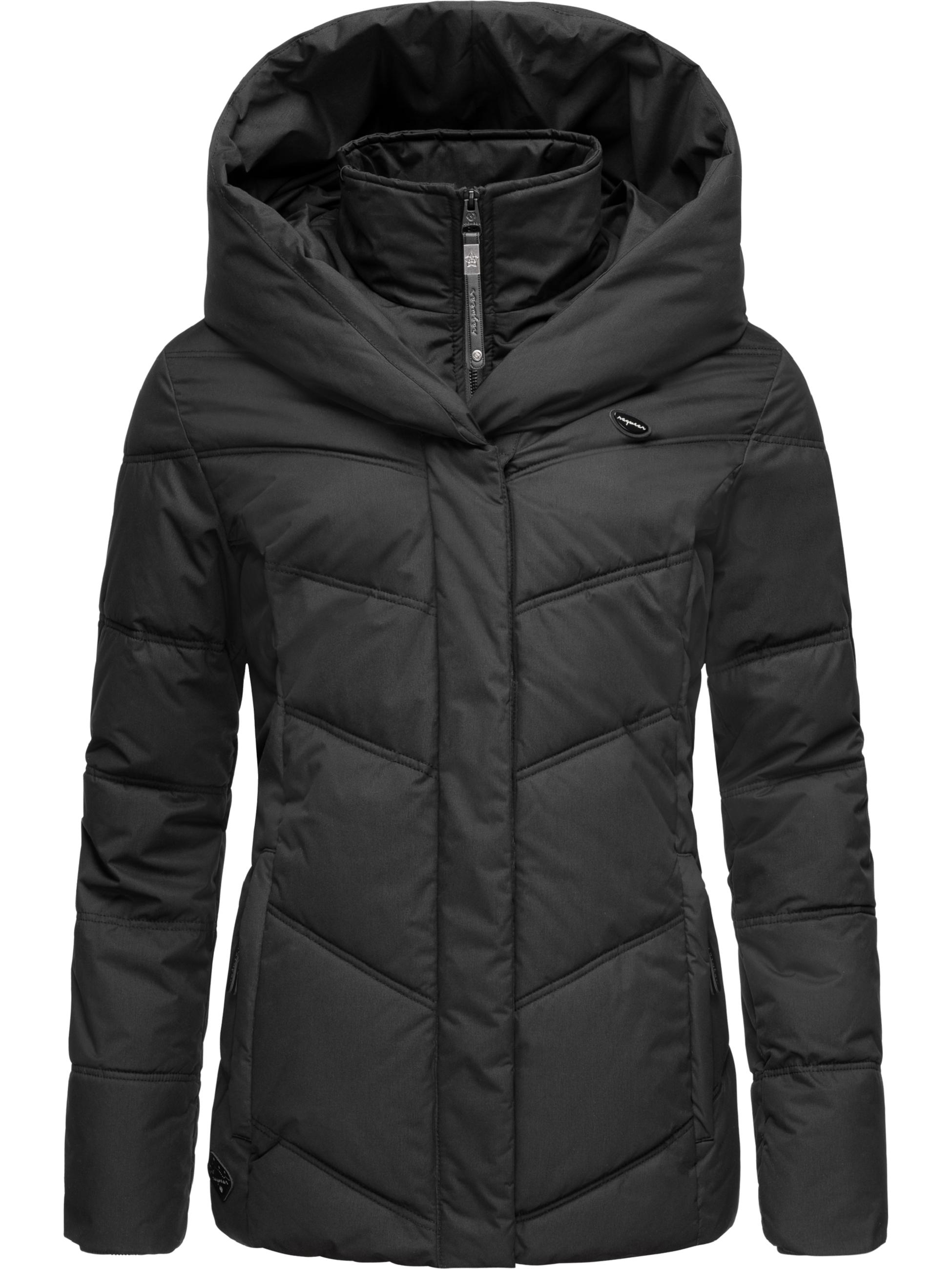 Gesteppte Winterjacke mit großen Kragen und Kapuze "Natesa Intl." Black21