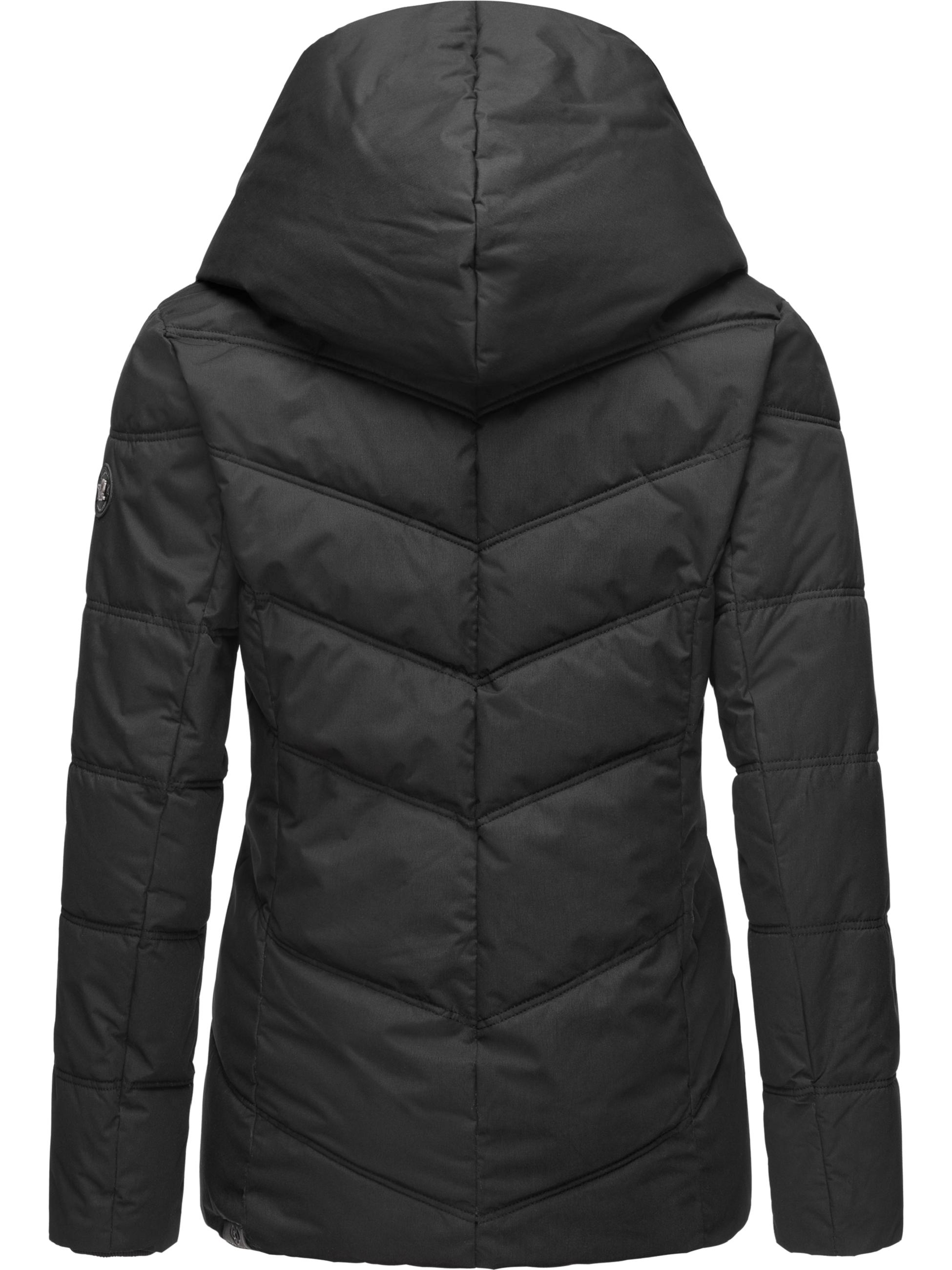 Gesteppte Winterjacke mit großen Kragen und Kapuze "Natesa Intl." Black21