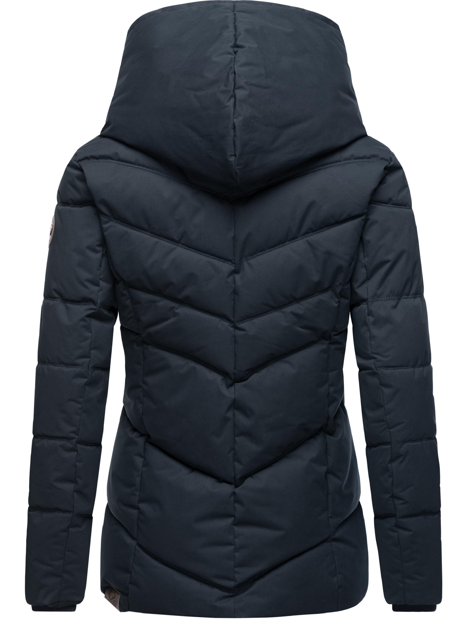 Gesteppte Winterjacke mit großen Kragen und Kapuze "Natesa Intl." Navy22