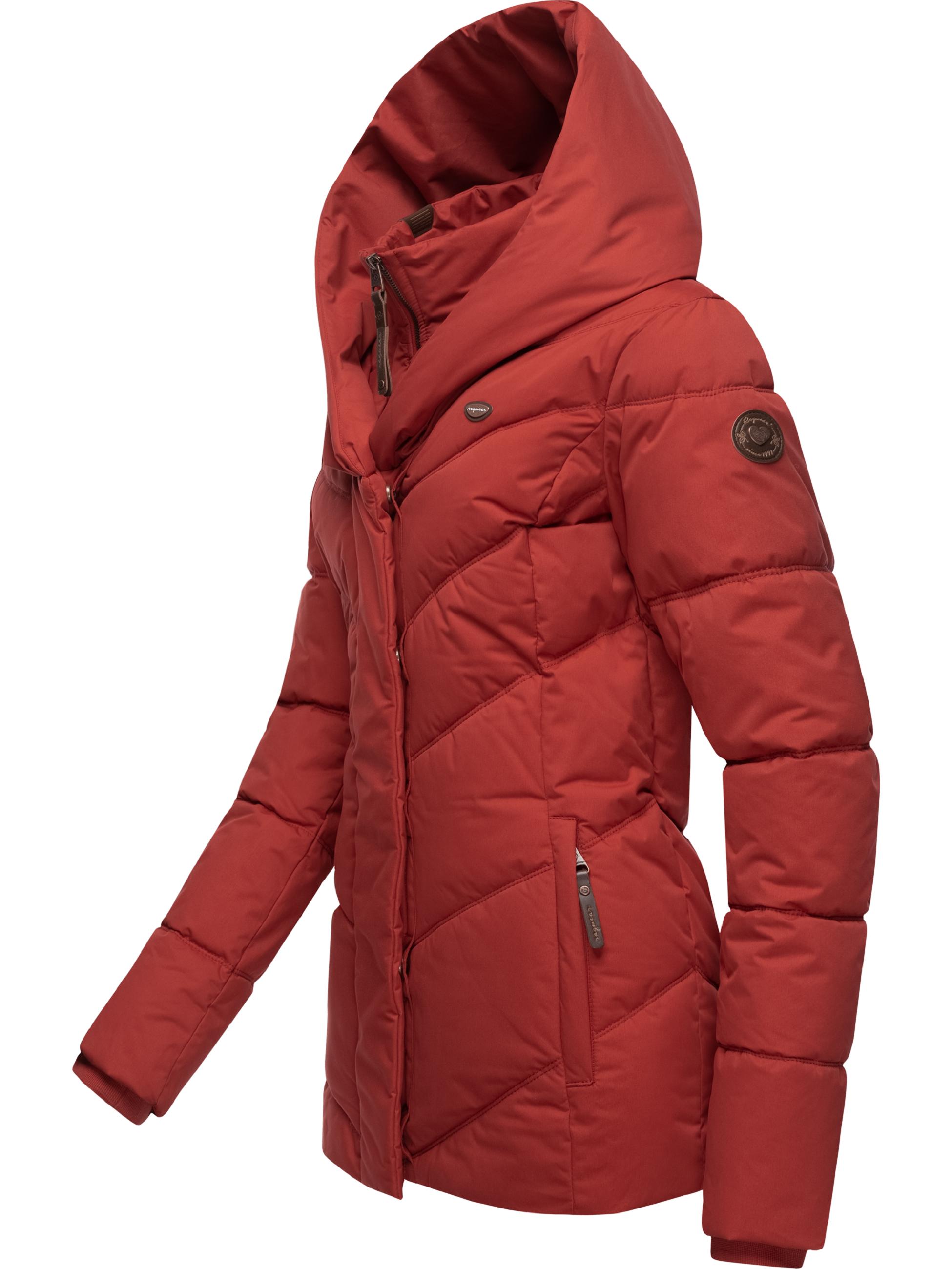 Gesteppte Winterjacke mit großen Kragen und Kapuze "Natesa Intl." Red22