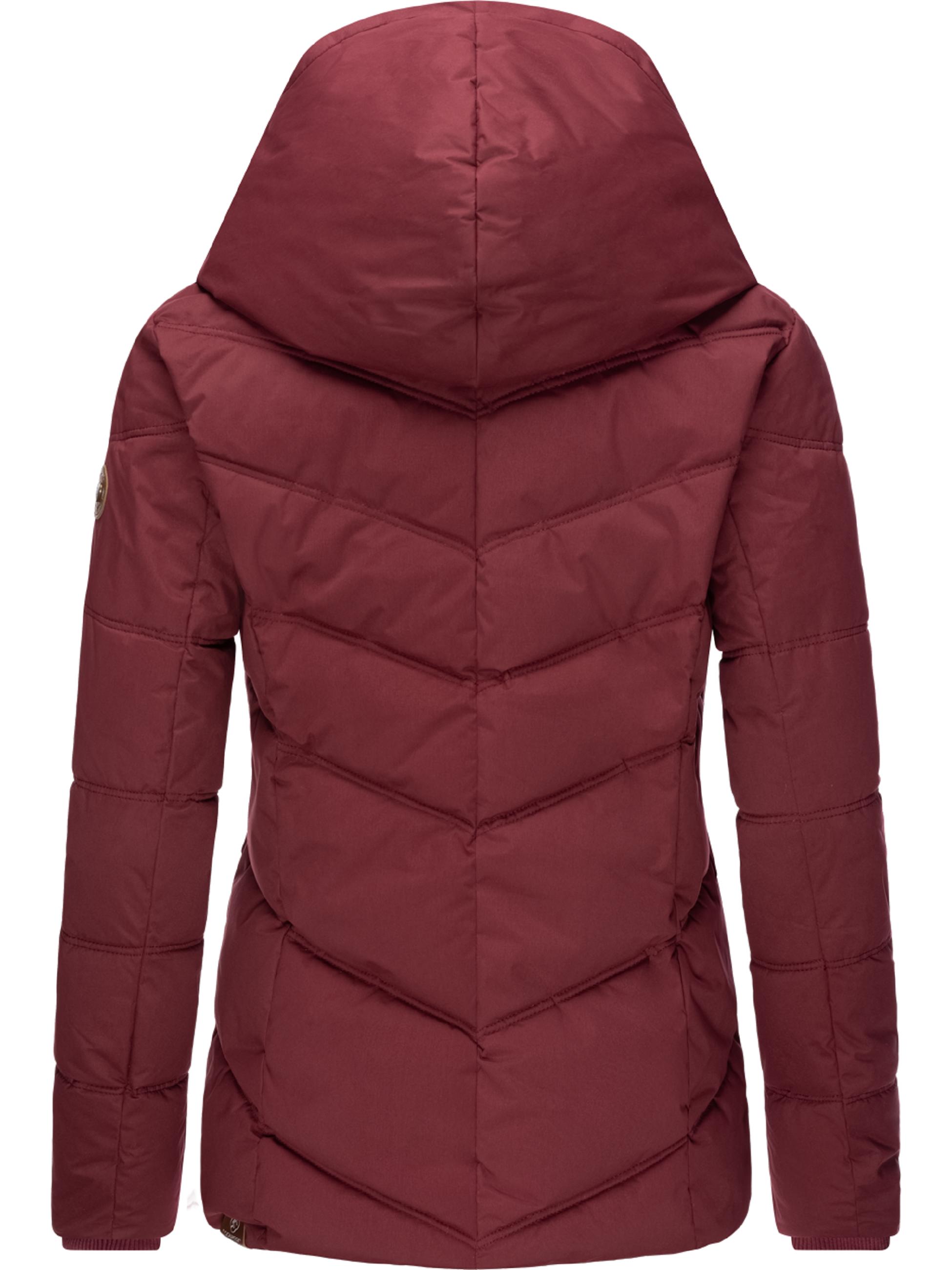 Gesteppte Winterjacke mit großen Kragen und Kapuze "Natesa Intl." Wine Red