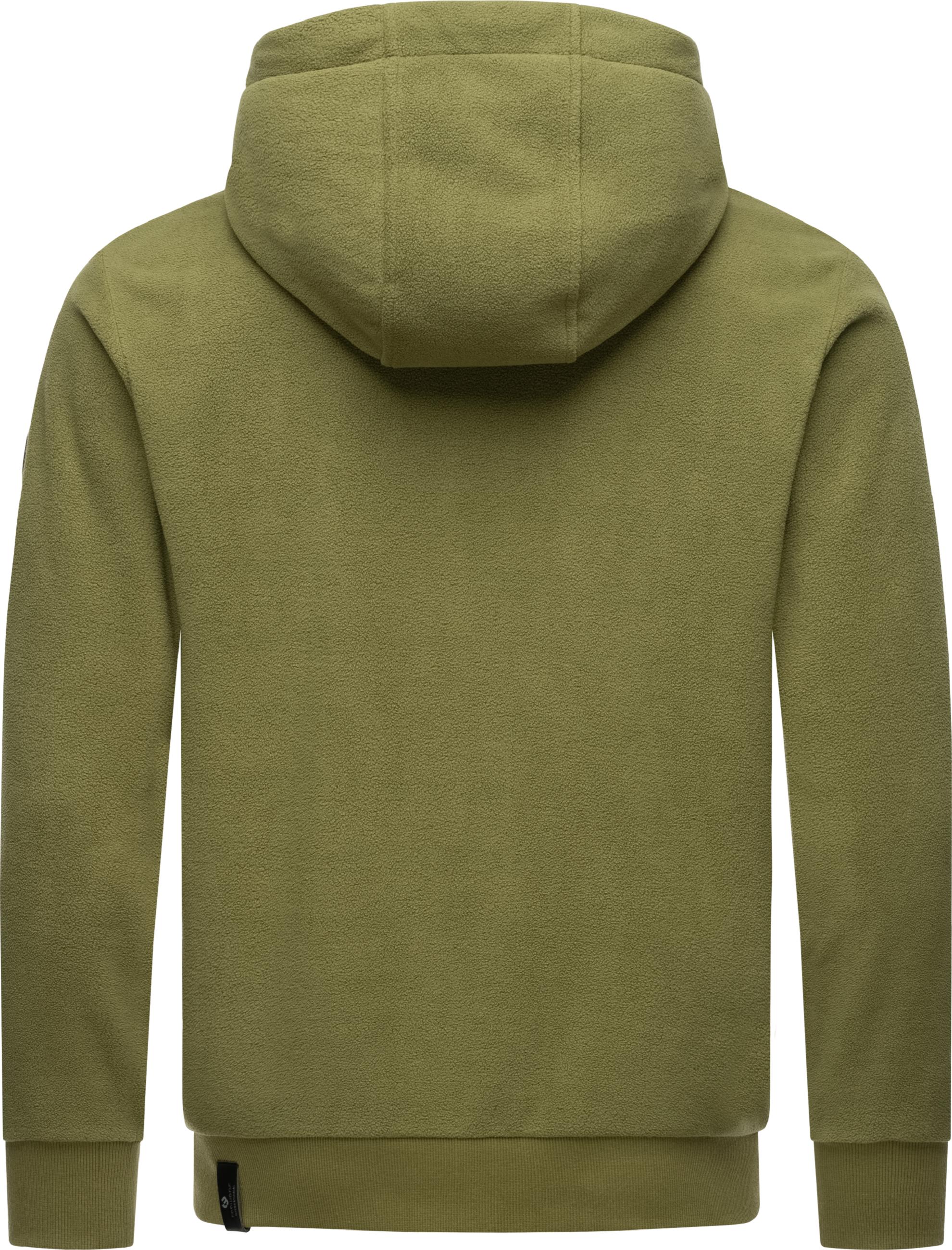 Fleecejacke mit Kapuze "Natte Zip Fleece" Olive