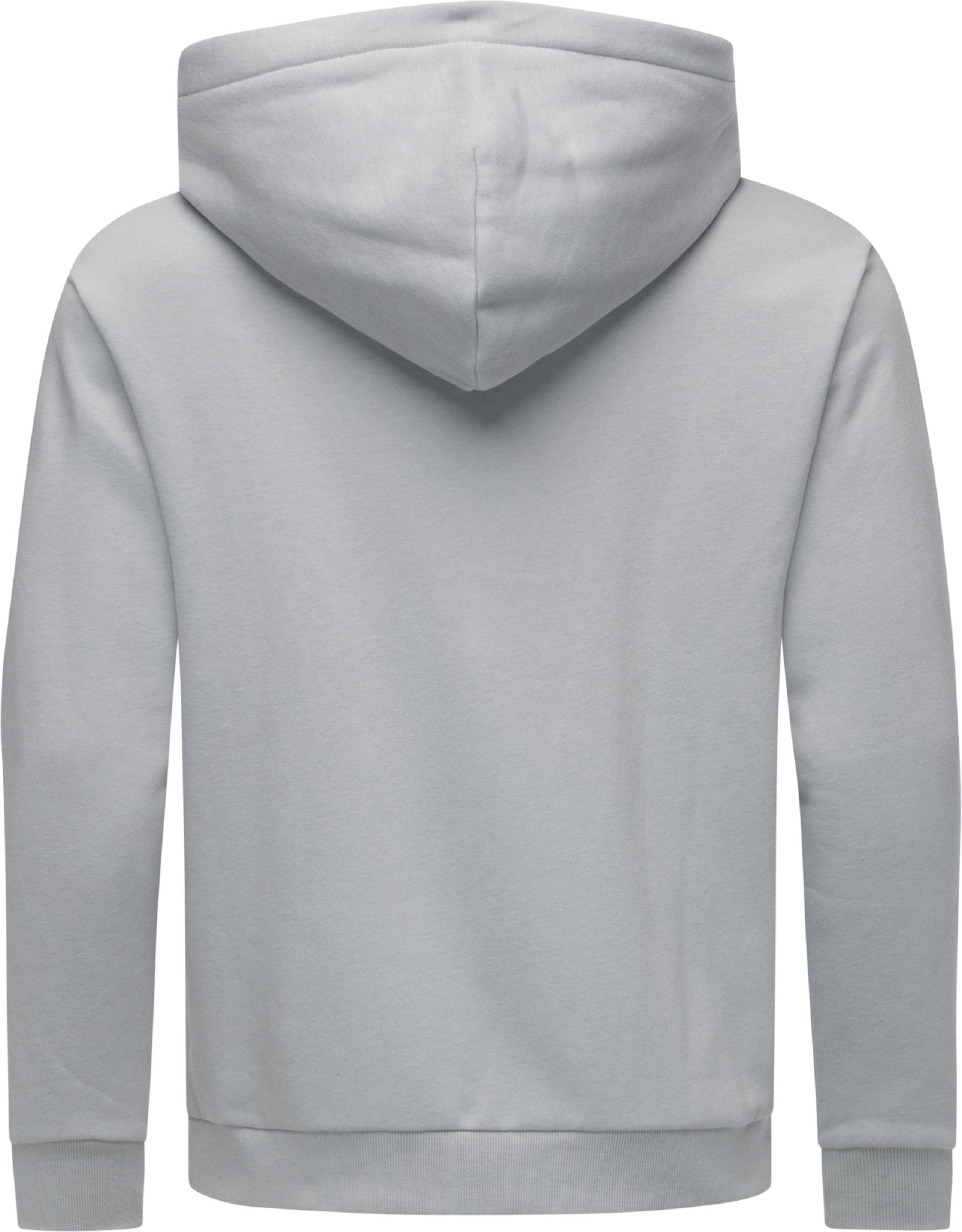 Sweatjacke mit Kapuze "Natten" Ash