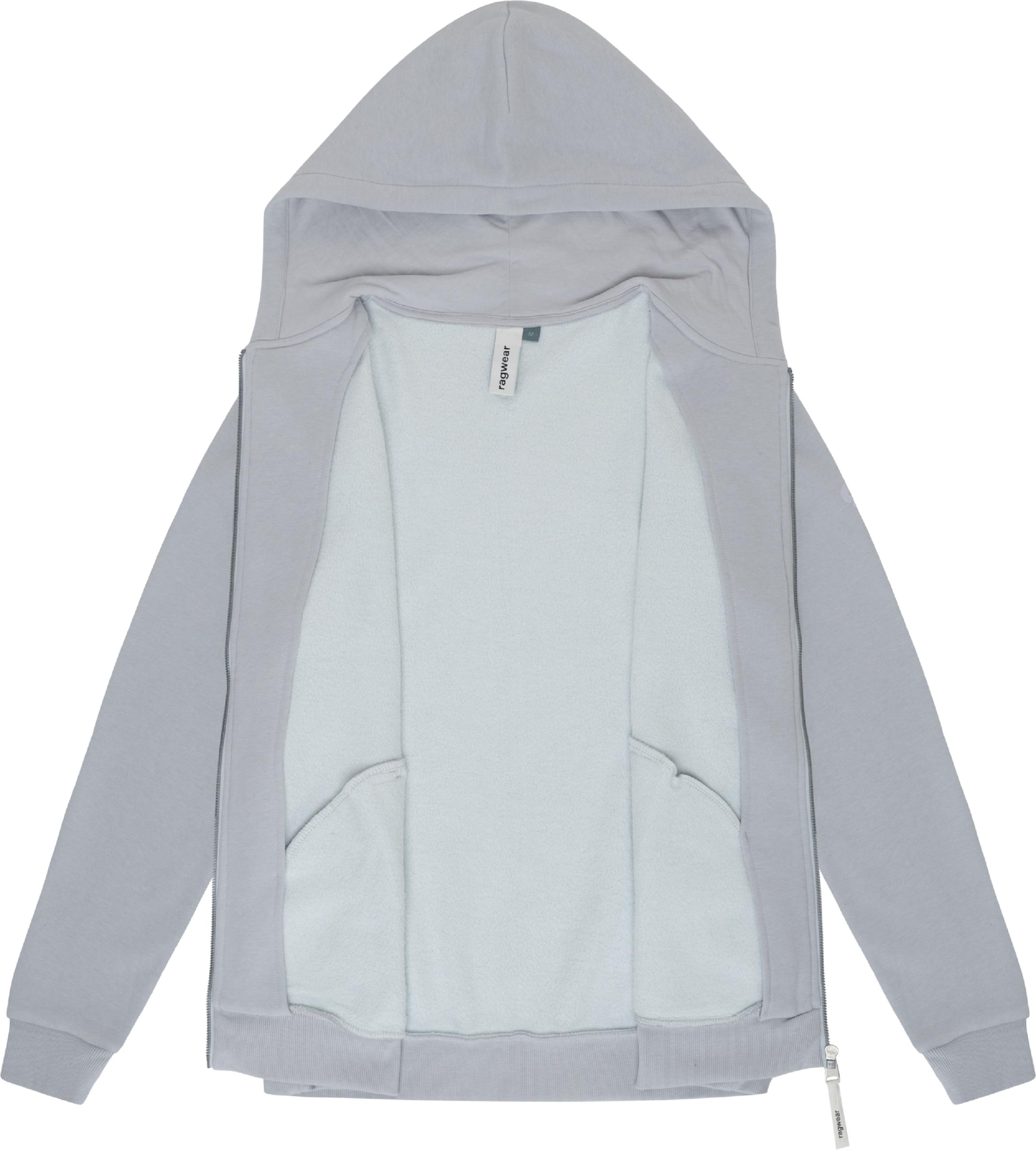 Sweatjacke mit Kapuze "Natten" Ash