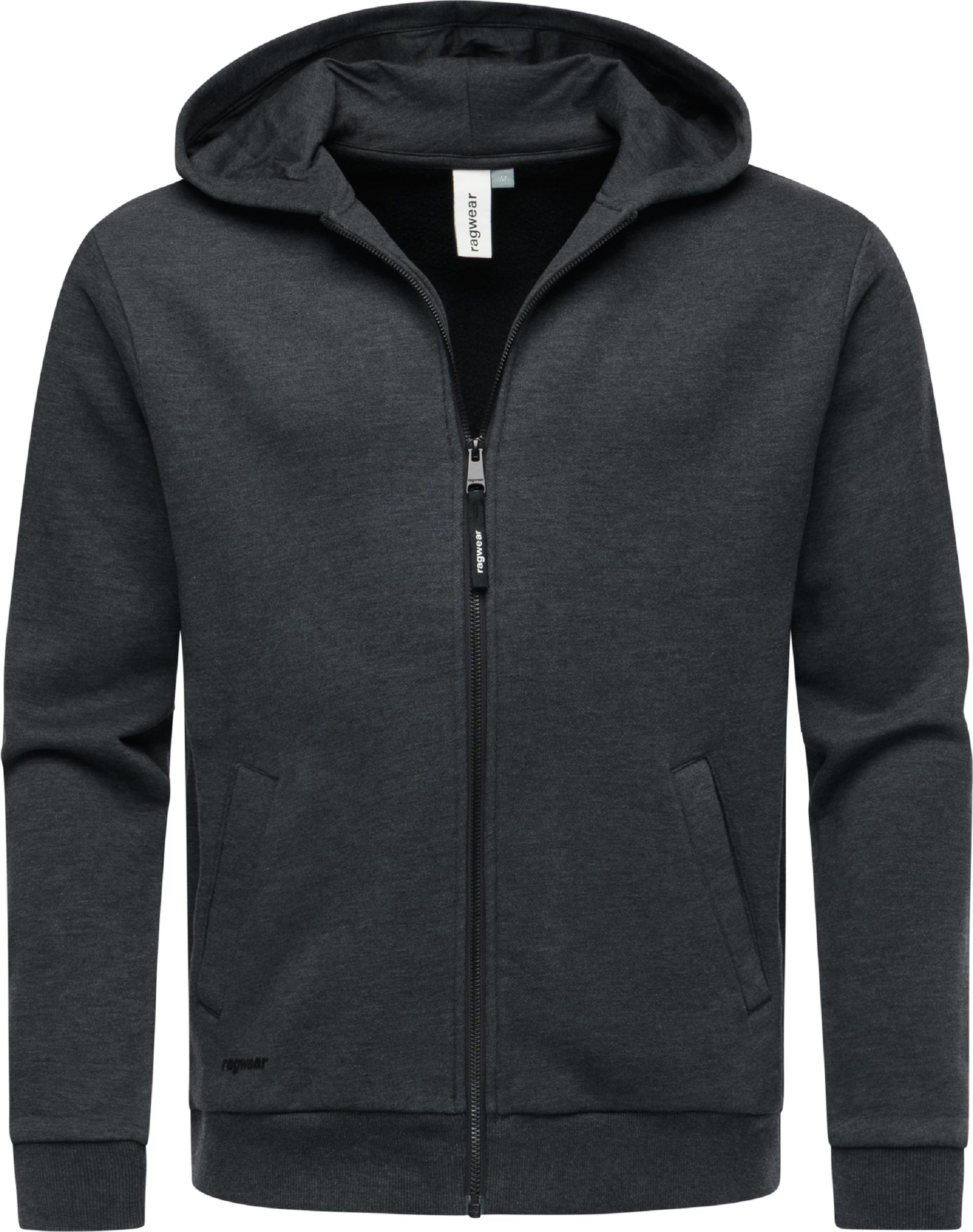 Sweatjacke mit Kapuze "Natten" Dark Grey