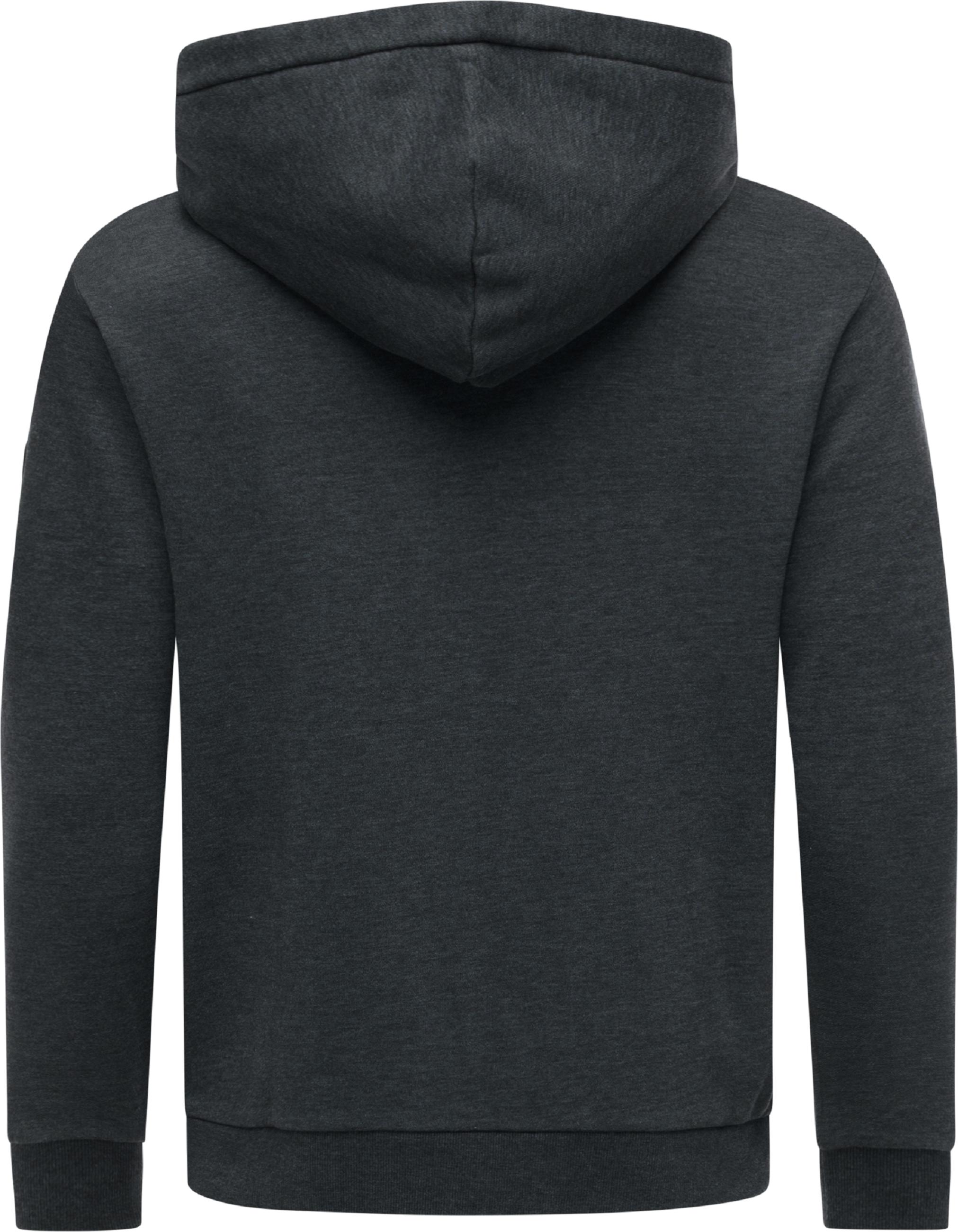 Sweatjacke mit Kapuze "Natten" Dark Grey