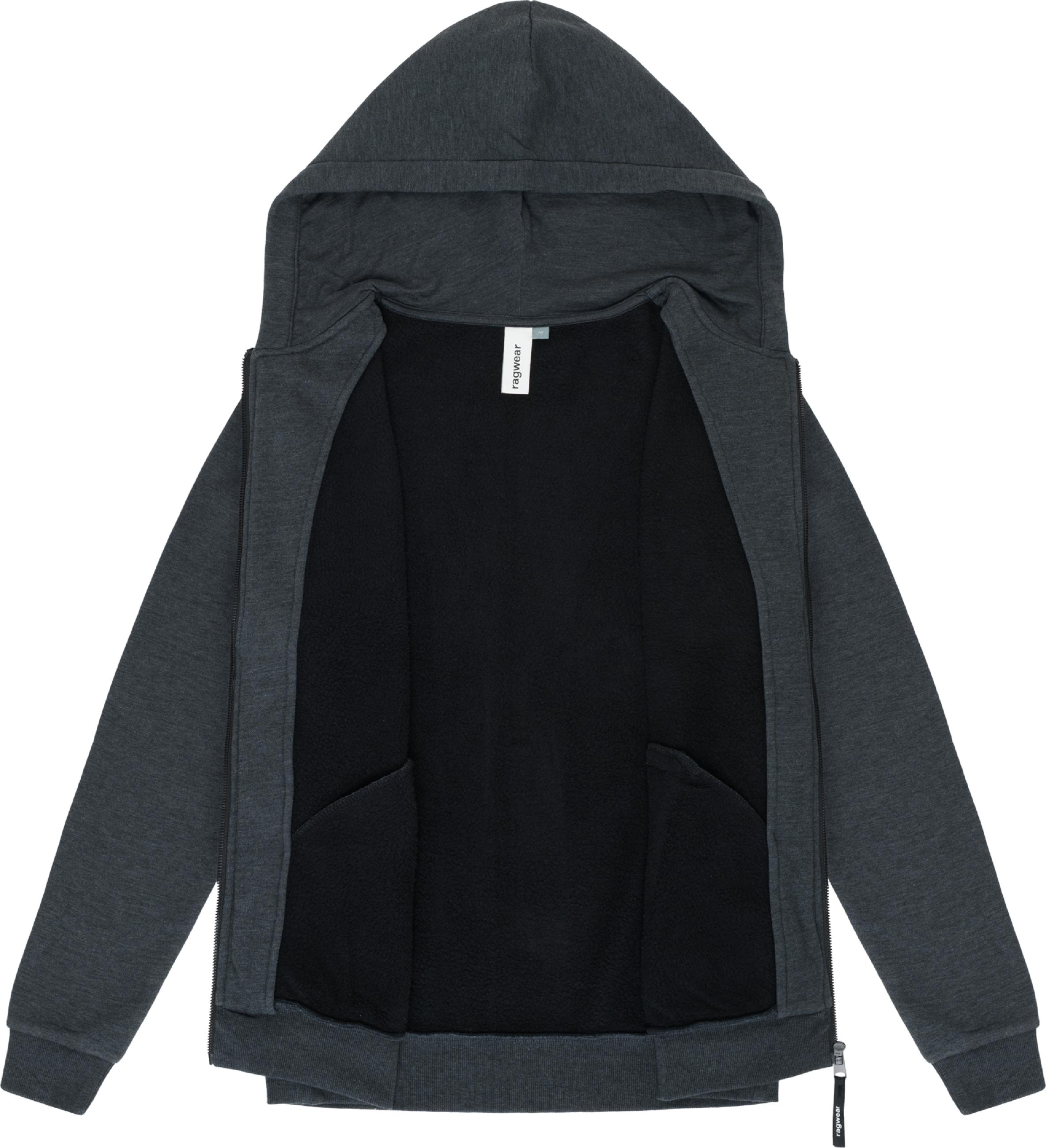 Sweatjacke mit Kapuze "Natten" Dark Grey