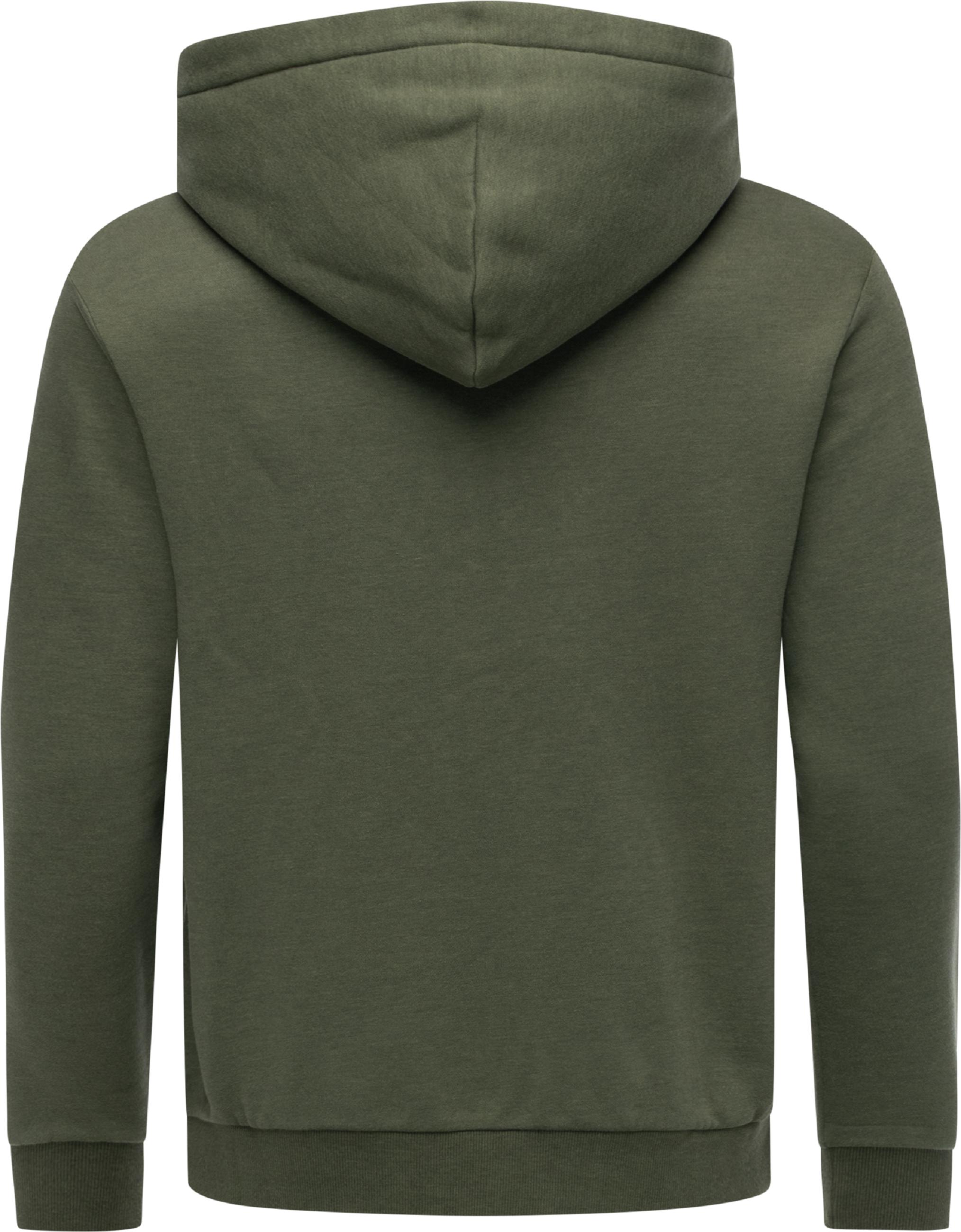 Sweatjacke mit Kapuze "Natten" Dark Olive