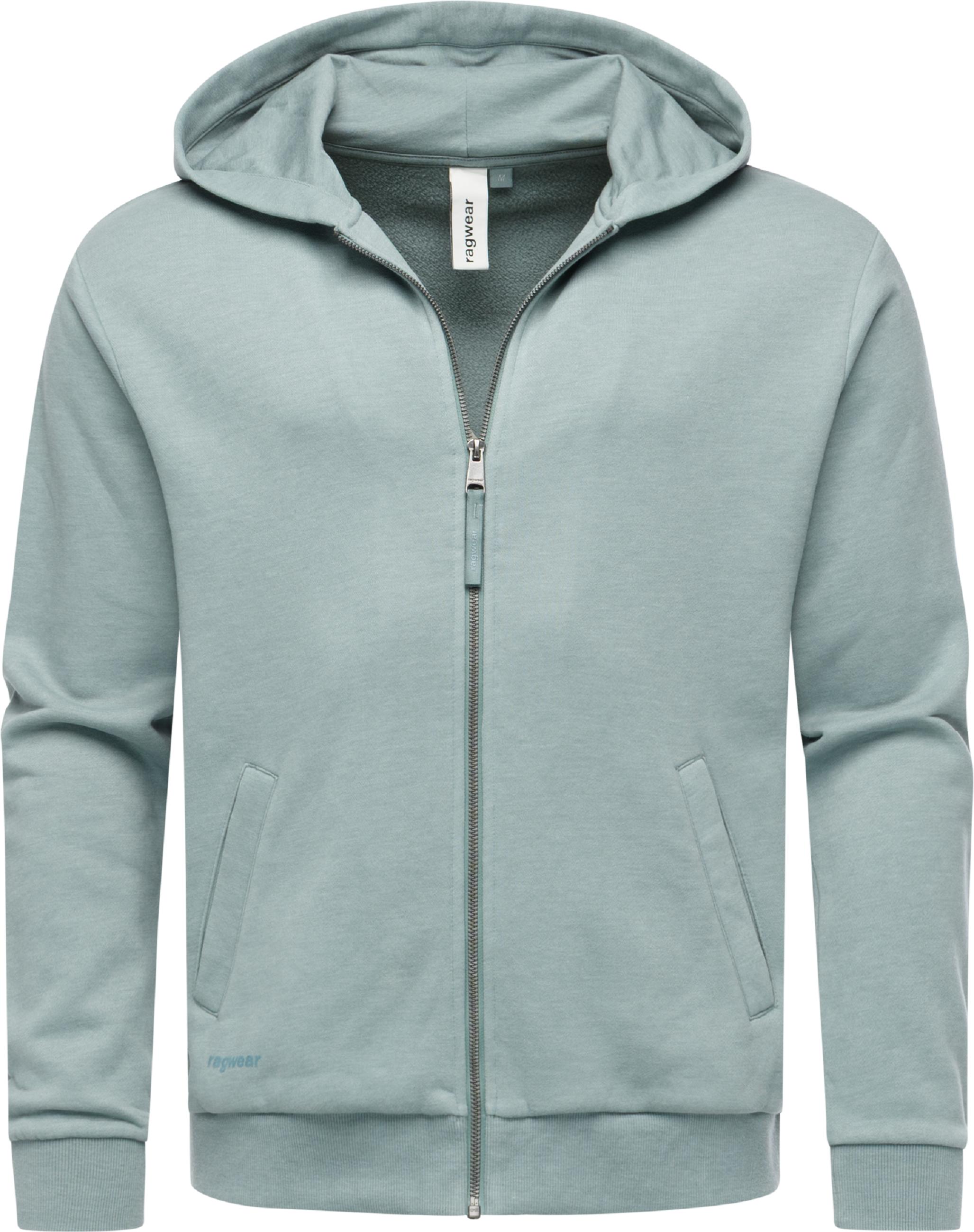 Sweatjacke mit Kapuze "Natten" Stone Blue