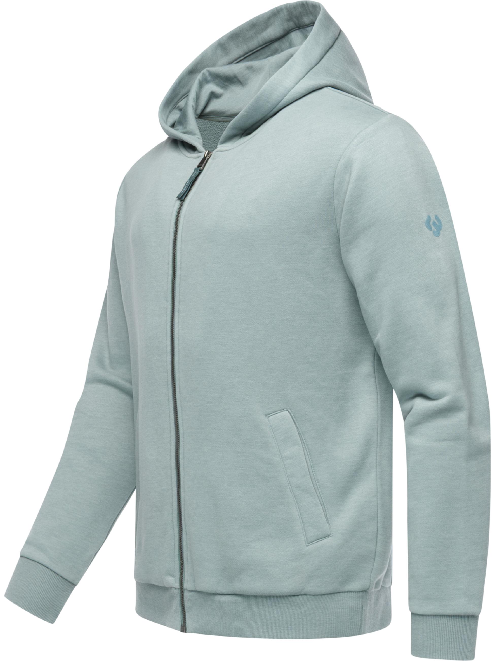 Sweatjacke mit Kapuze "Natten" Stone Blue