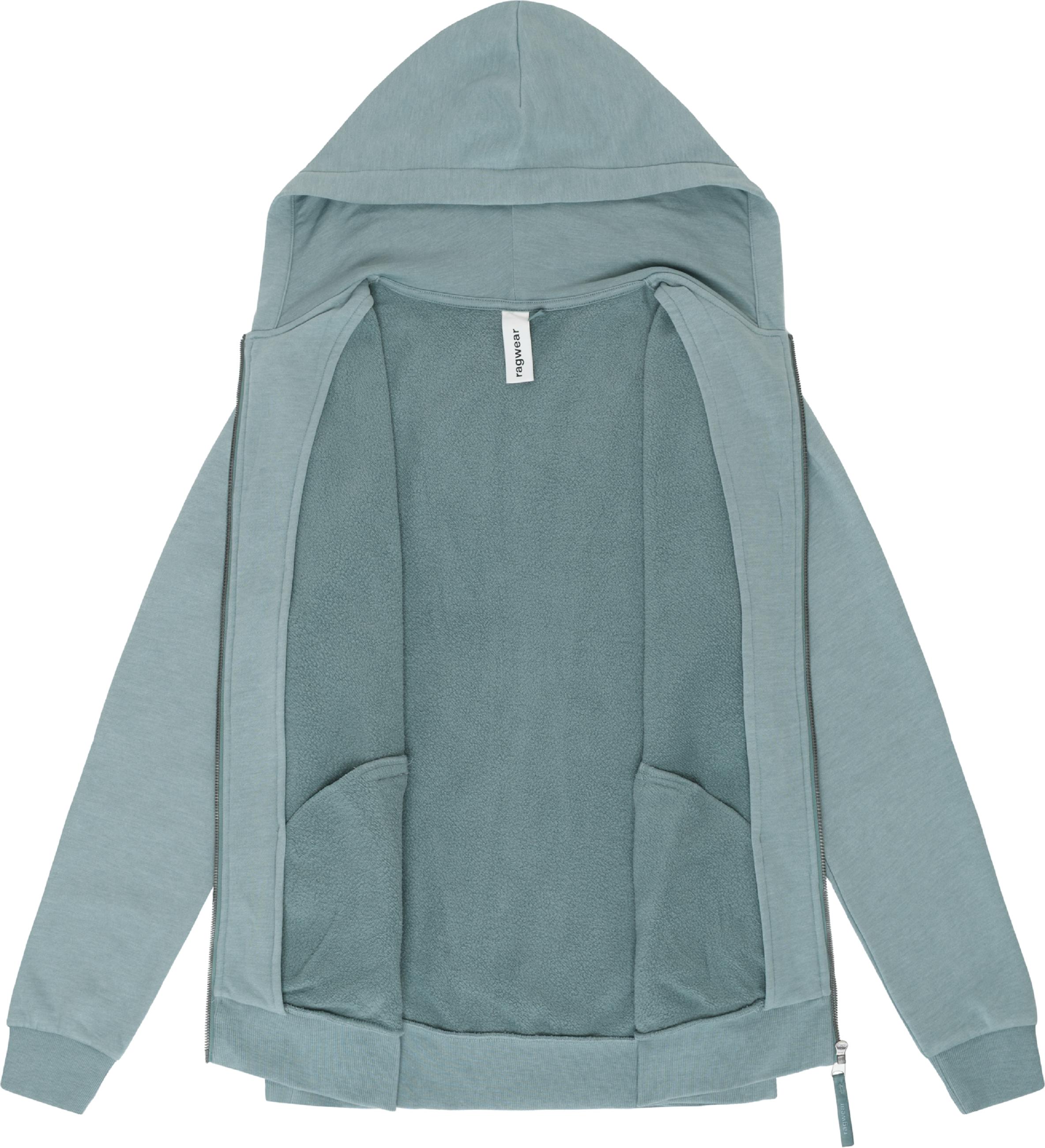 Sweatjacke mit Kapuze "Natten" Stone Blue