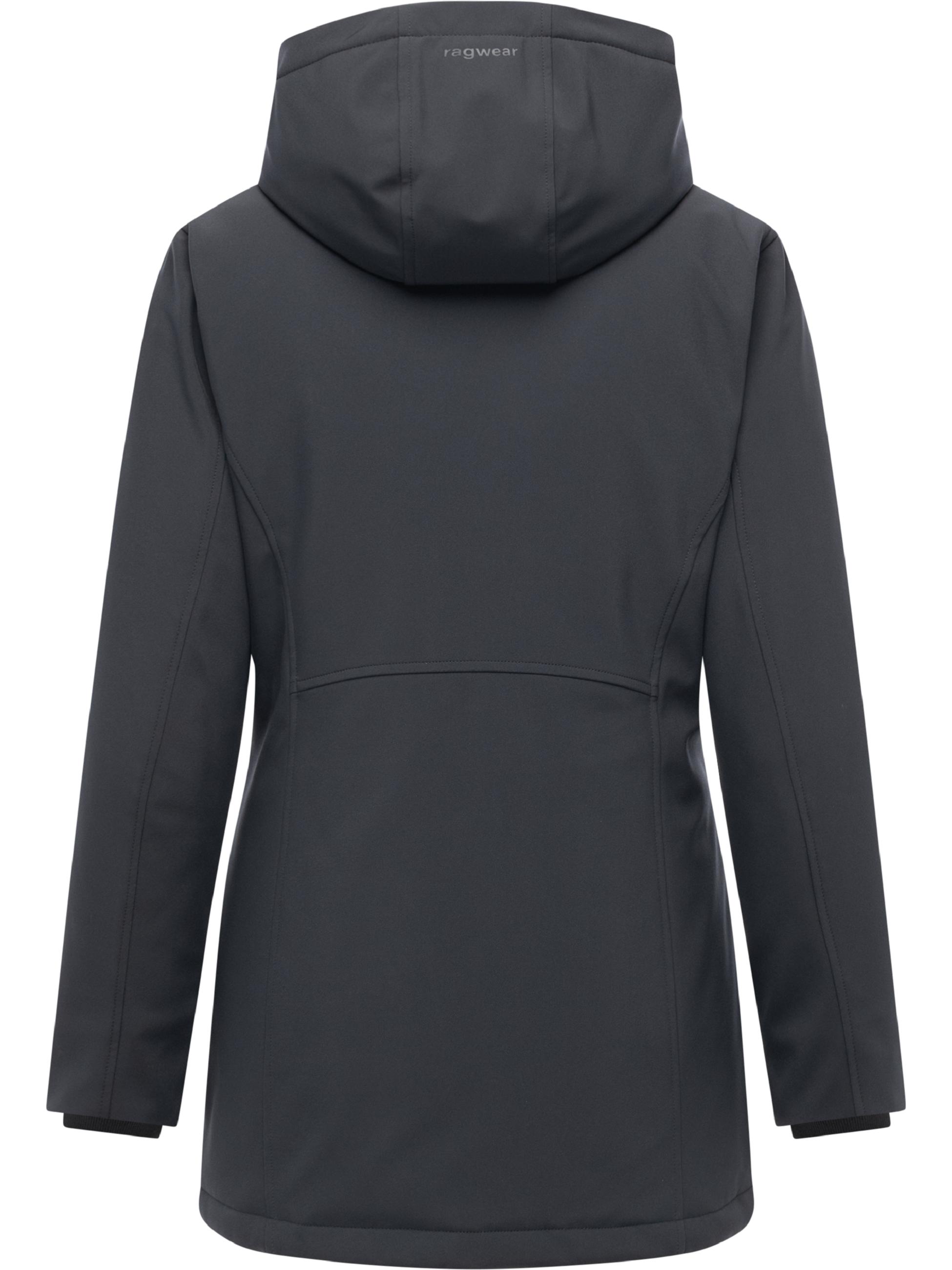 Wasserdichter Softshell-Kurzmantel mit Kapuze "Navanuti" Dark Grey