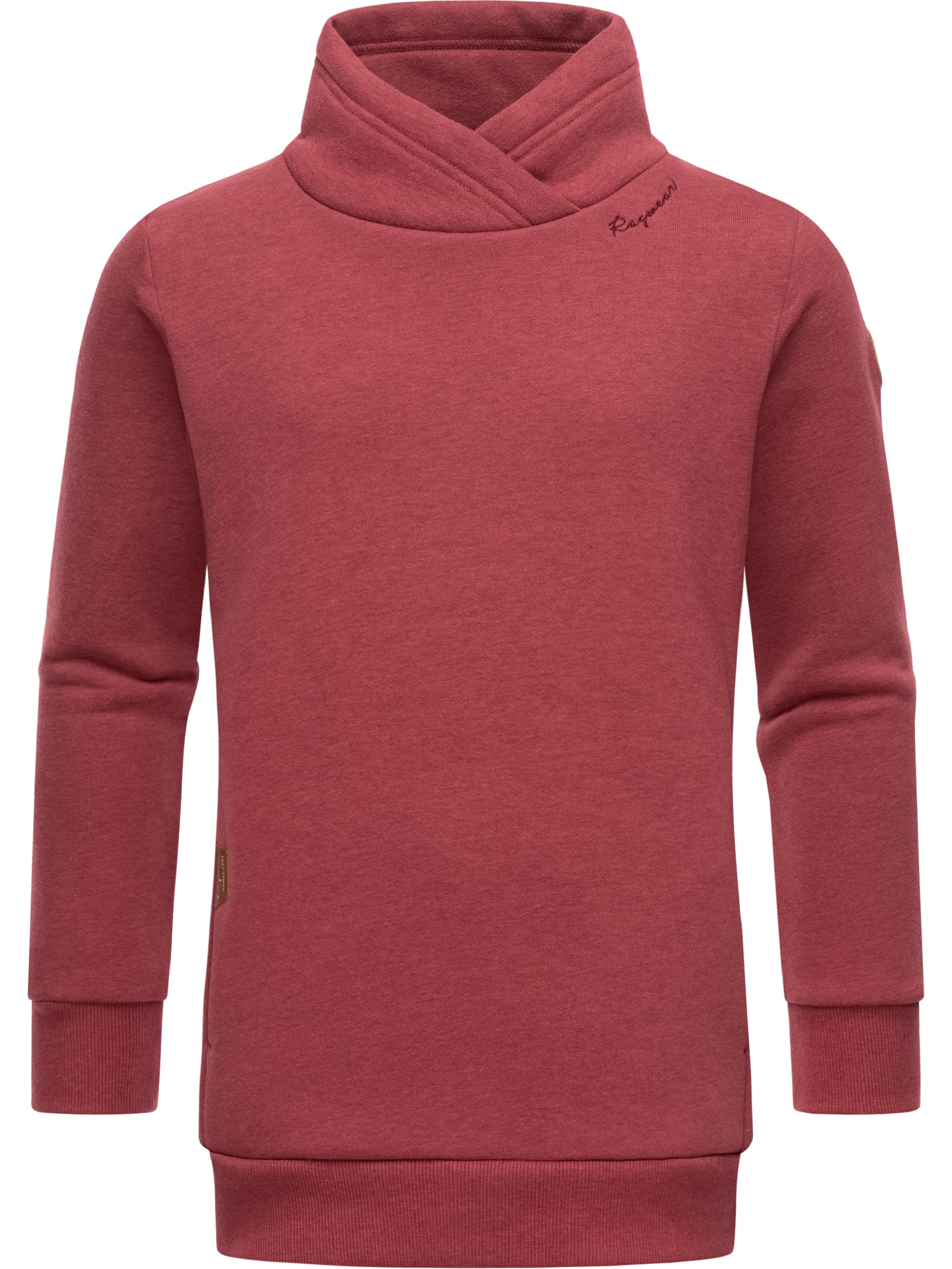 Pullover mit Stehkragen "Nesie" Raspberry