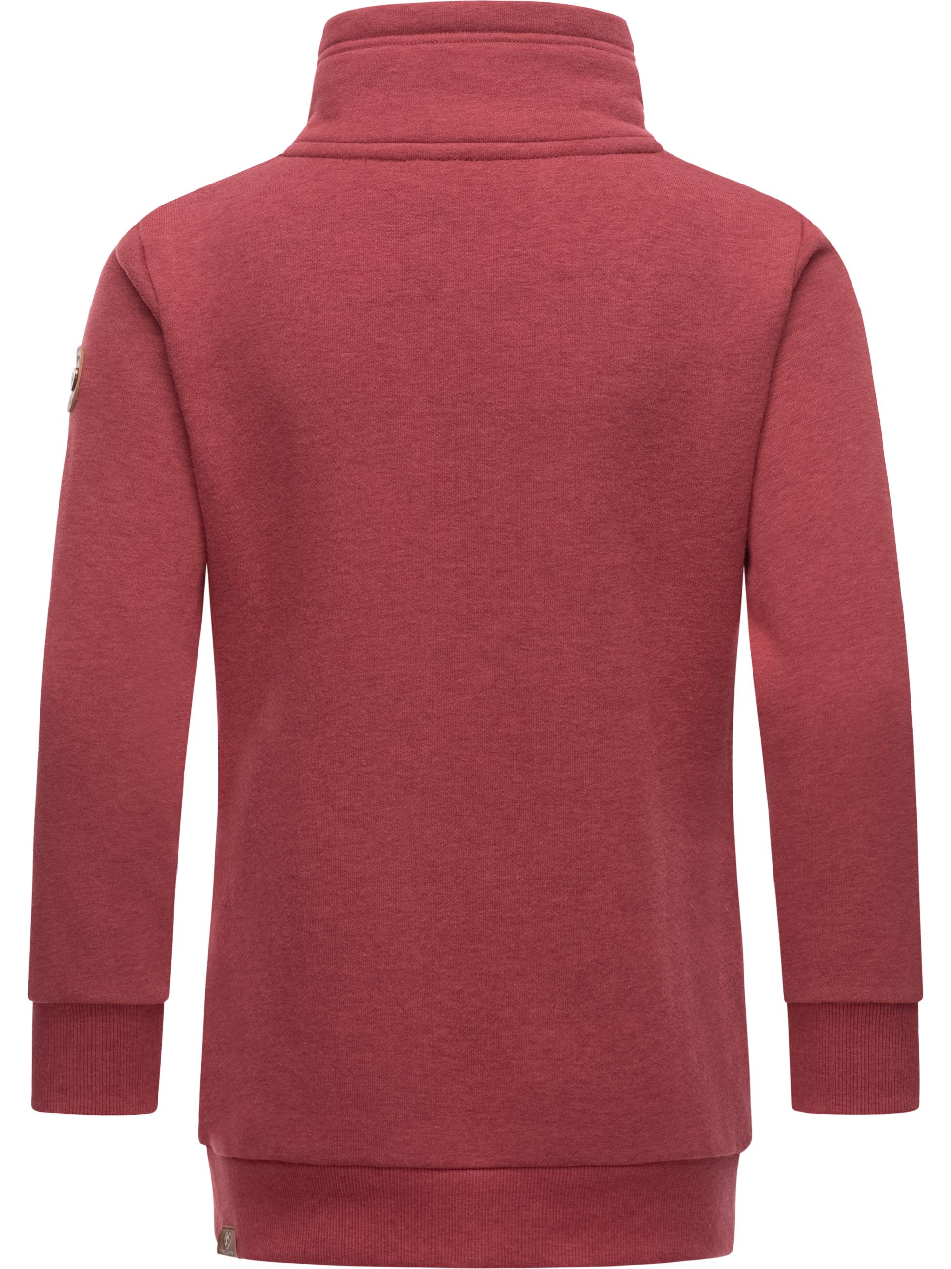 Pullover mit Stehkragen "Nesie" Raspberry