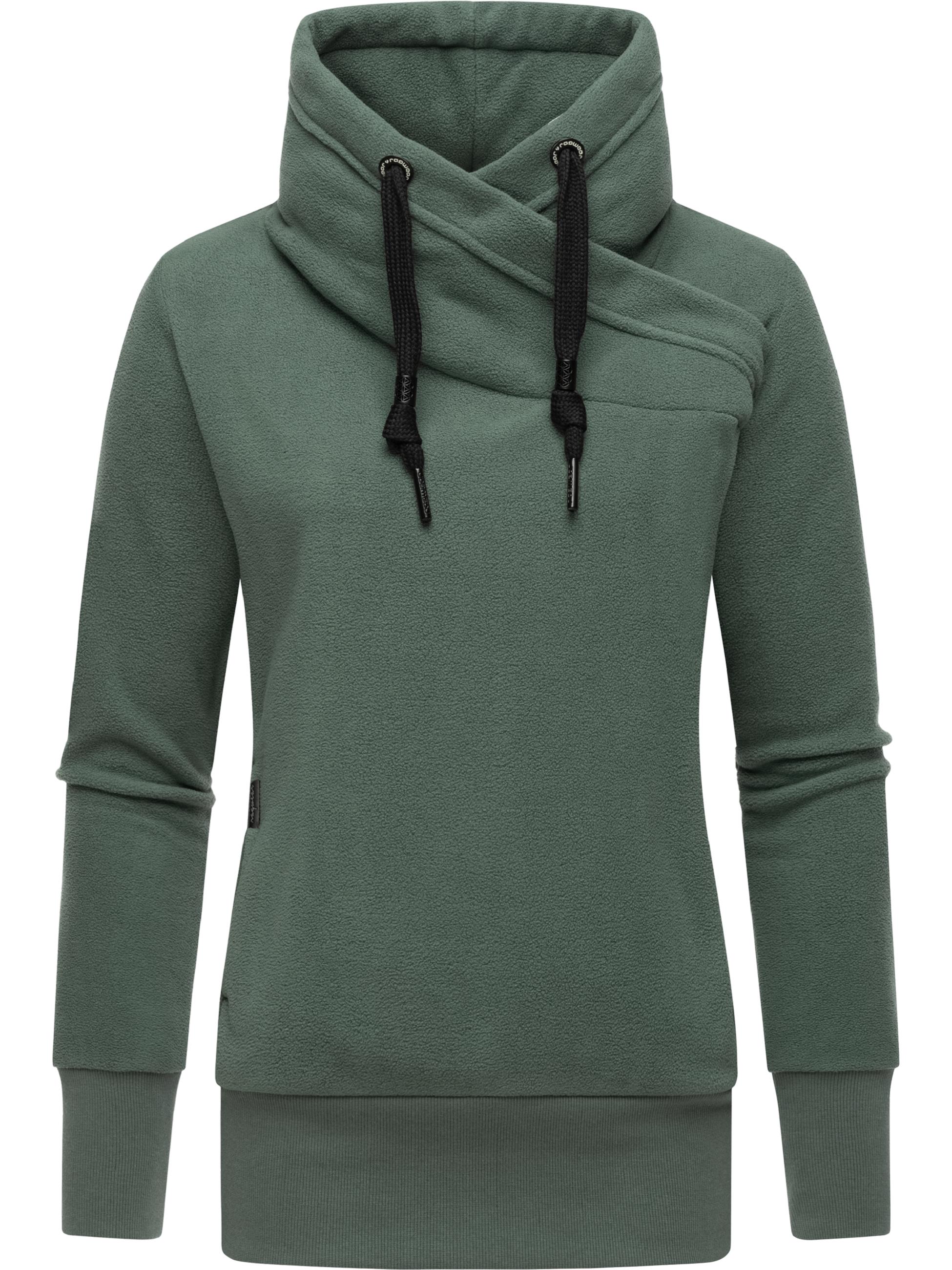 Fleece Sweatshirt "Neska Fleece" Pine Green