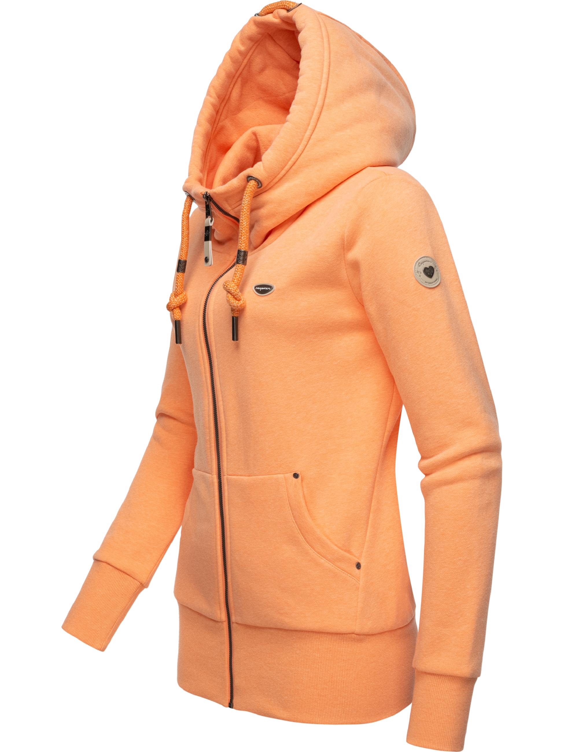 Sweatjacke mit Kapuze "Neska Zip" Papaya23