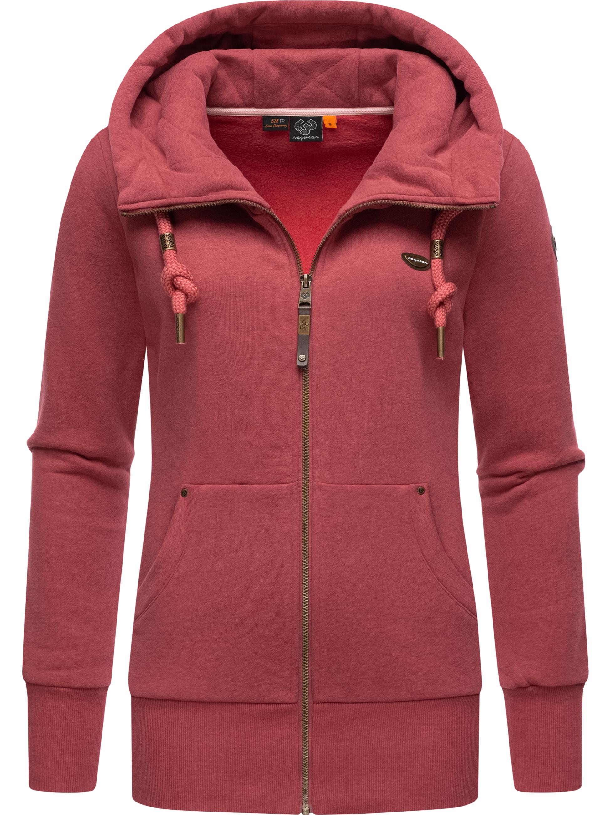 Sweatjacke mit Kapuze "Neska Zip" Raspberry23