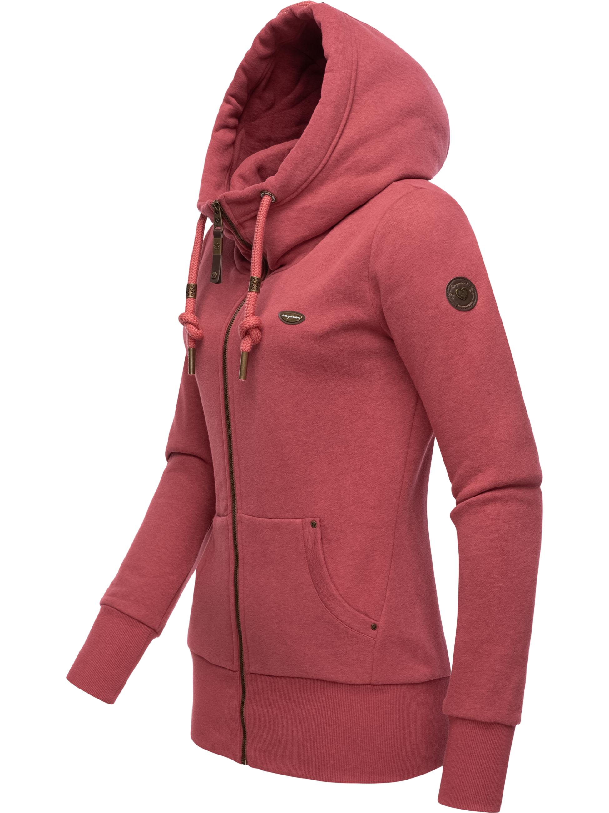 Sweatjacke mit Kapuze "Neska Zip" Raspberry23