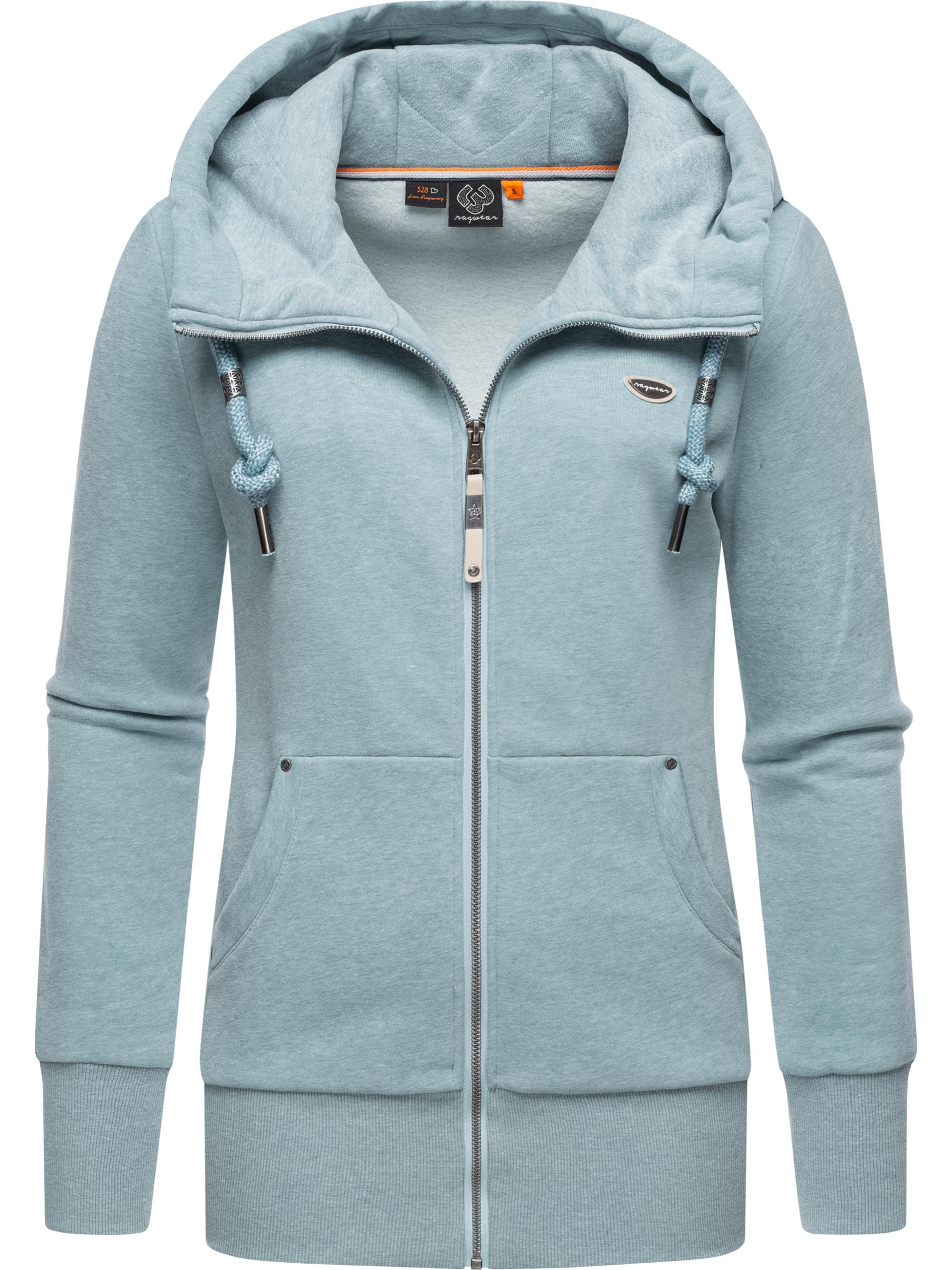 Sweatjacke mit Kapuze "Neska Zip" Stone Blue23