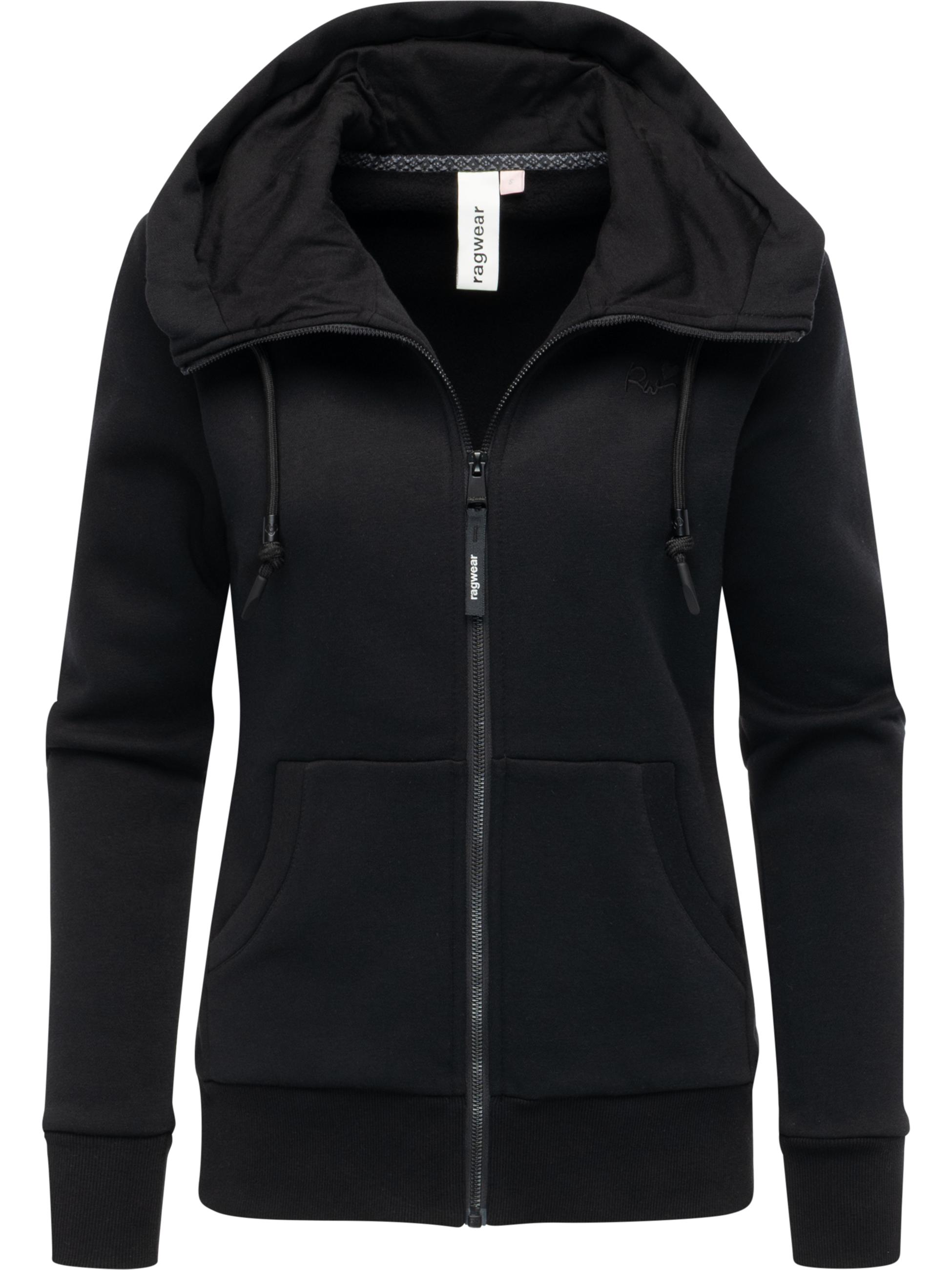 Sweatjacke mit Kapuze "Neskia Zip" Black