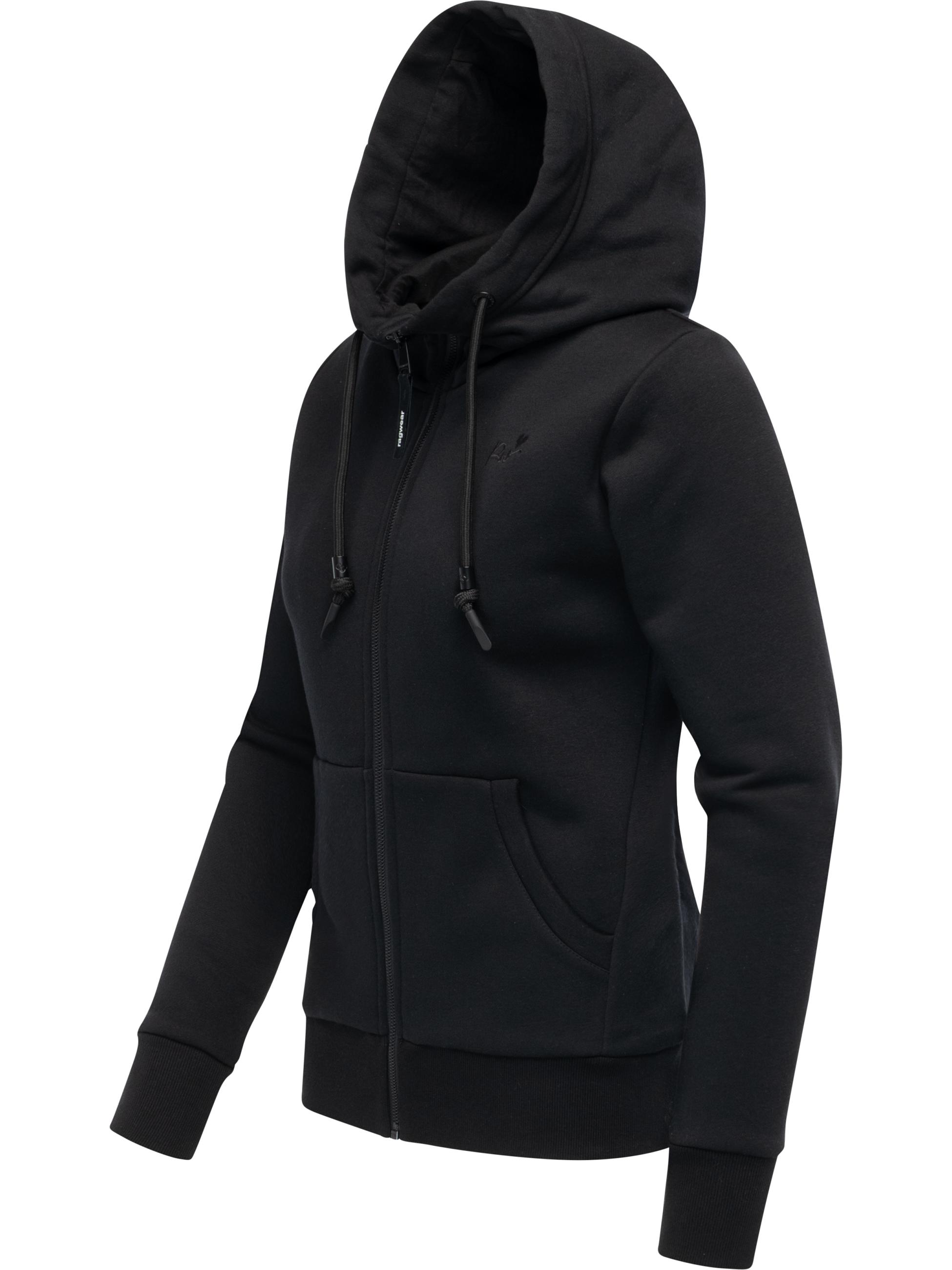 Sweatjacke mit Kapuze "Neskia Zip" Black