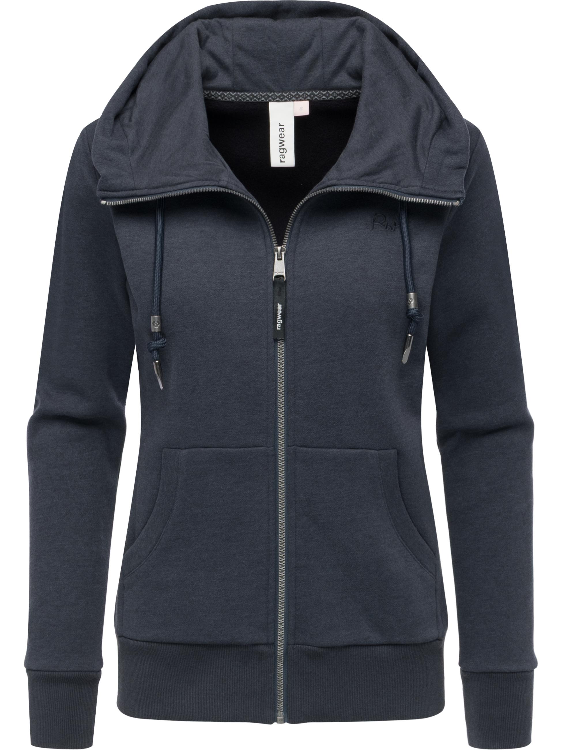 Sweatjacke mit Kapuze "Neskia Zip" Navy