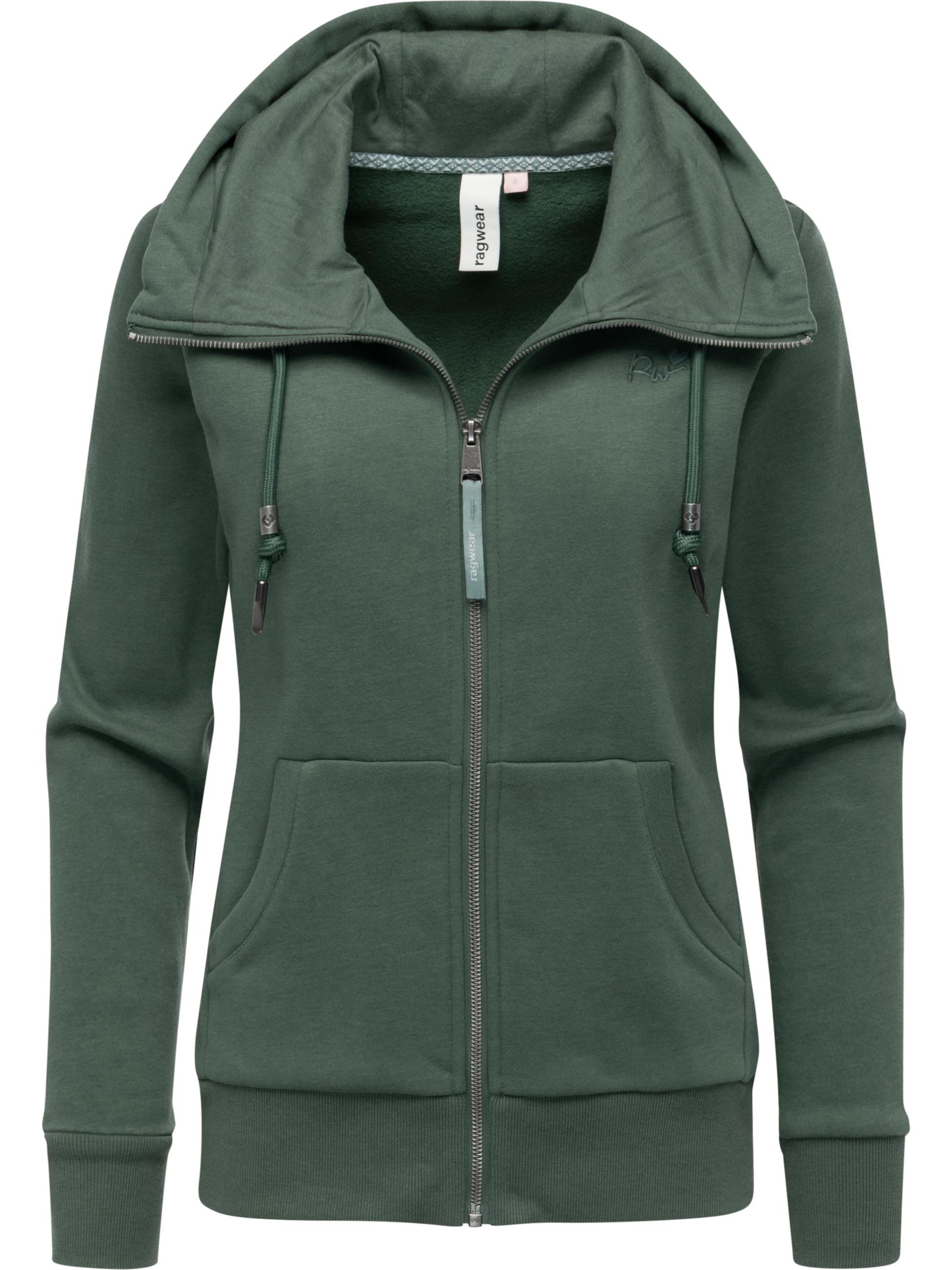 Sweatjacke mit Kapuze "Neskia Zip" Pine Green