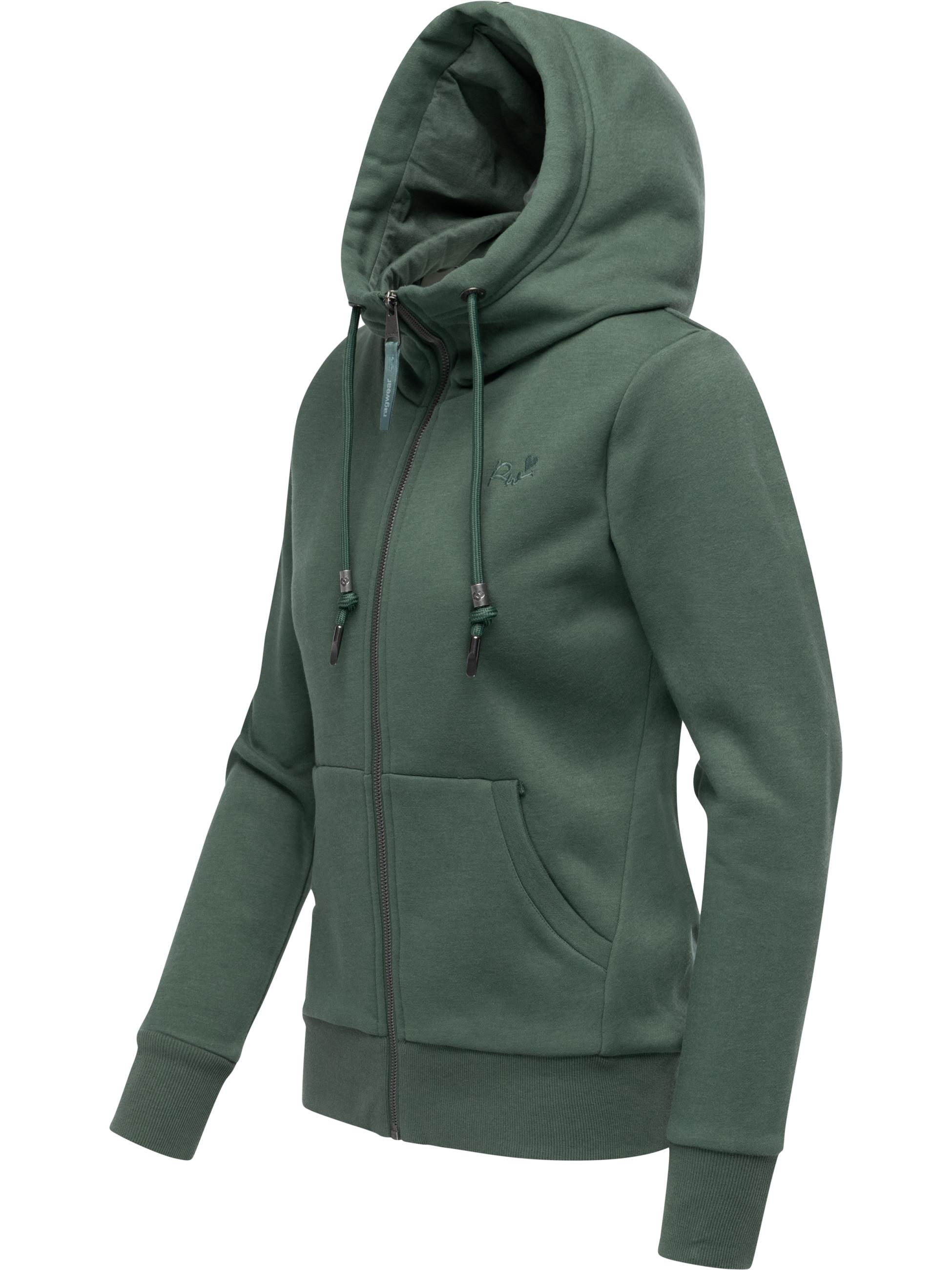 Sweatjacke mit Kapuze "Neskia Zip" Pine Green