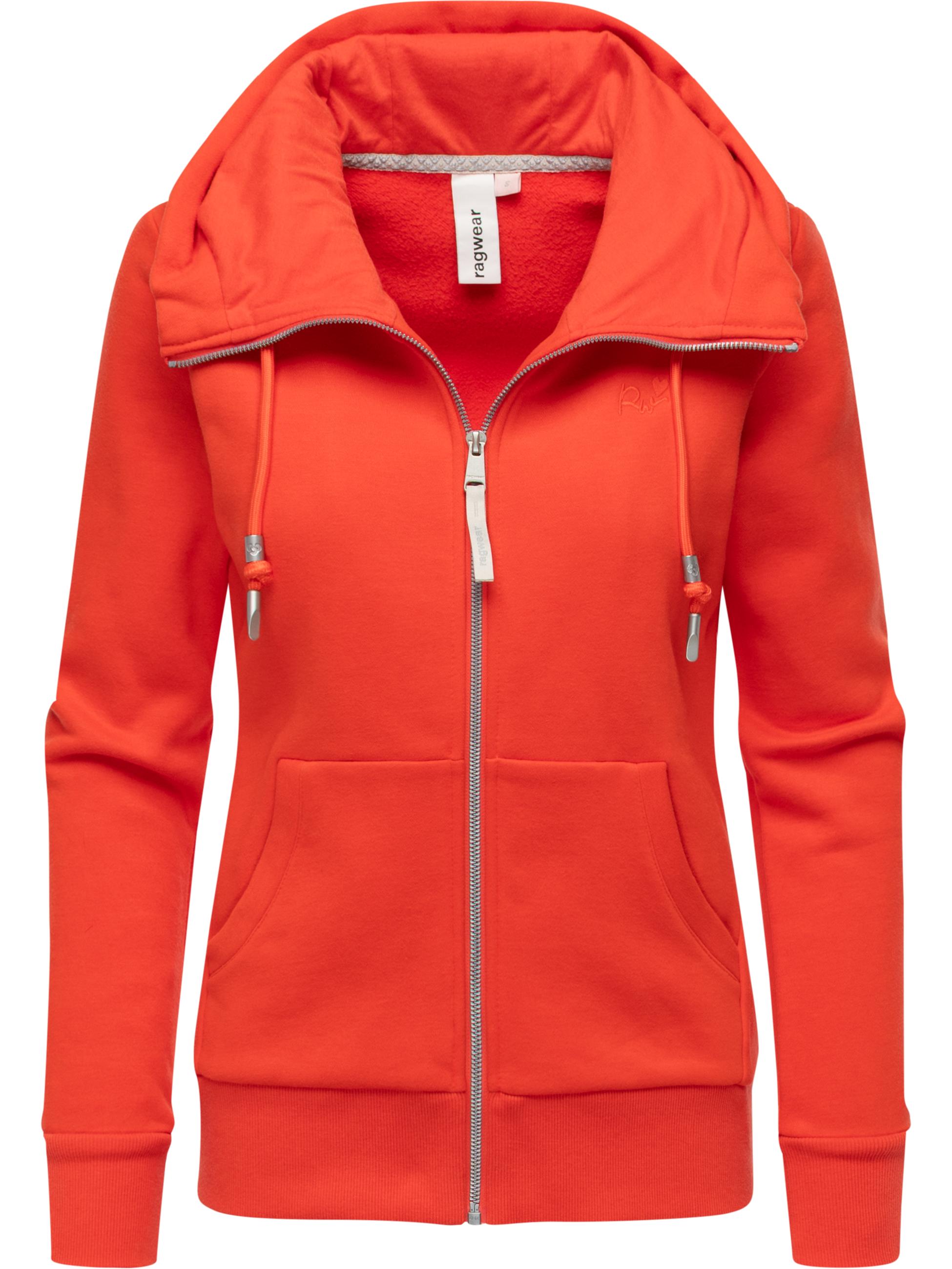 Sweatjacke mit Kapuze "Neskia Zip" Red