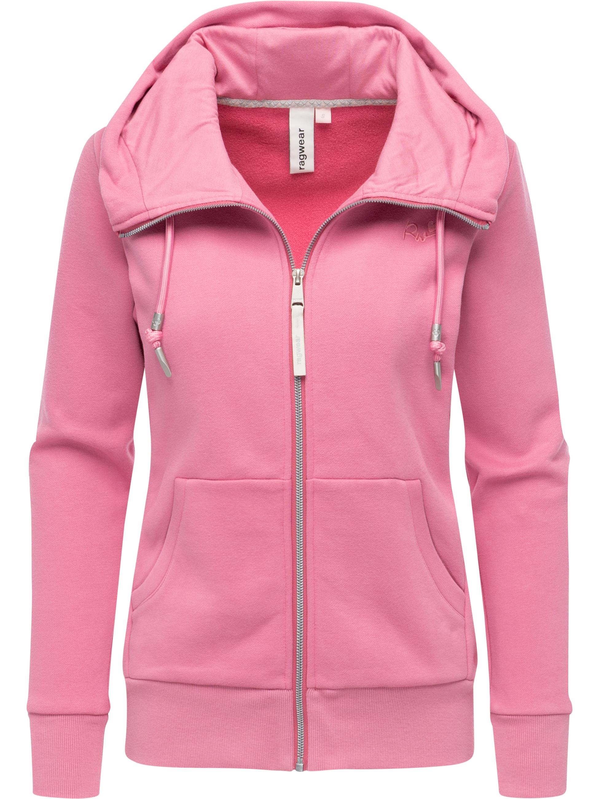 Sweatjacke mit Kapuze "Neskia Zip" Rose