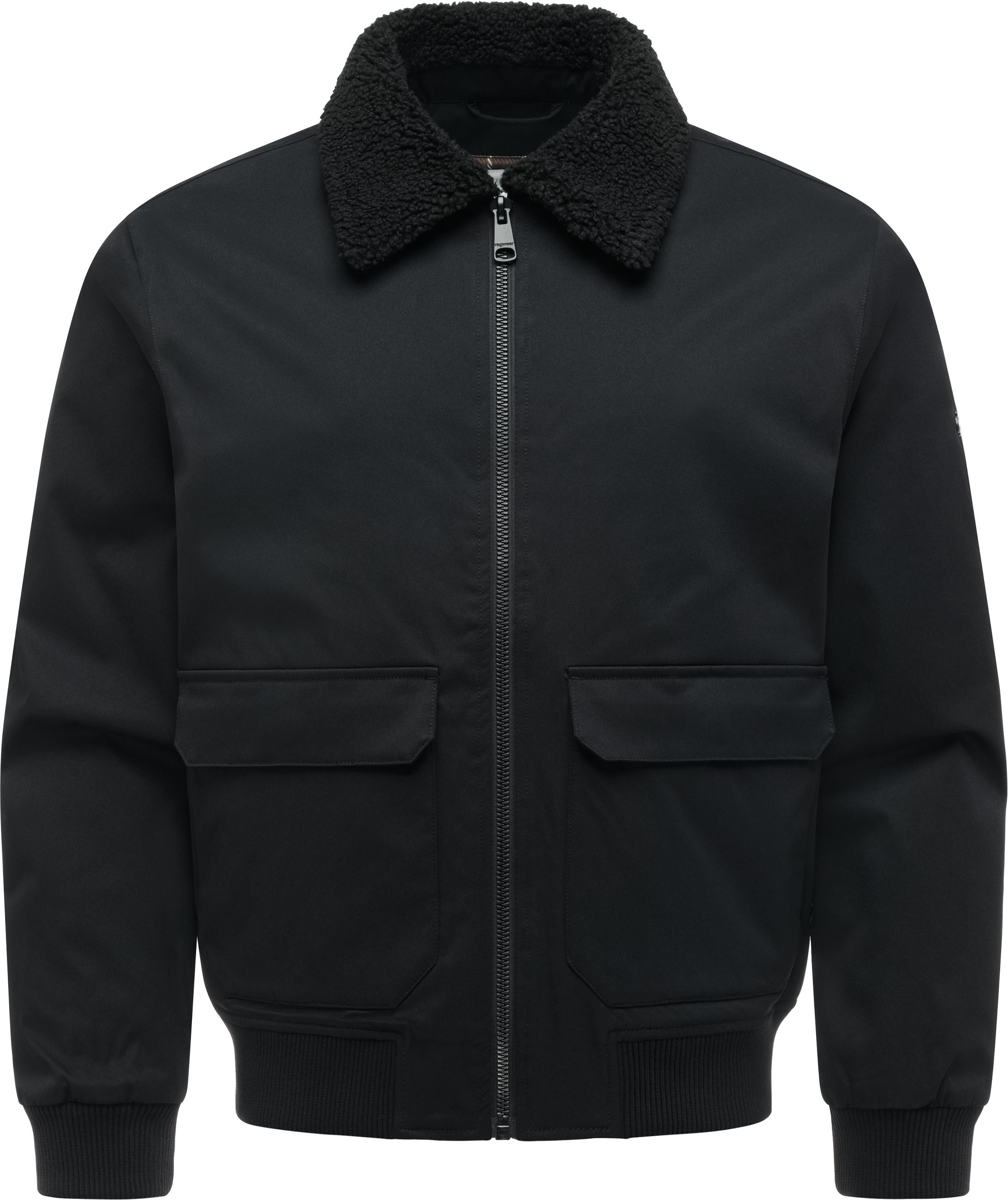 Wasserdichte Winterjacke mit weichem Kragen "Newys Y" Black
